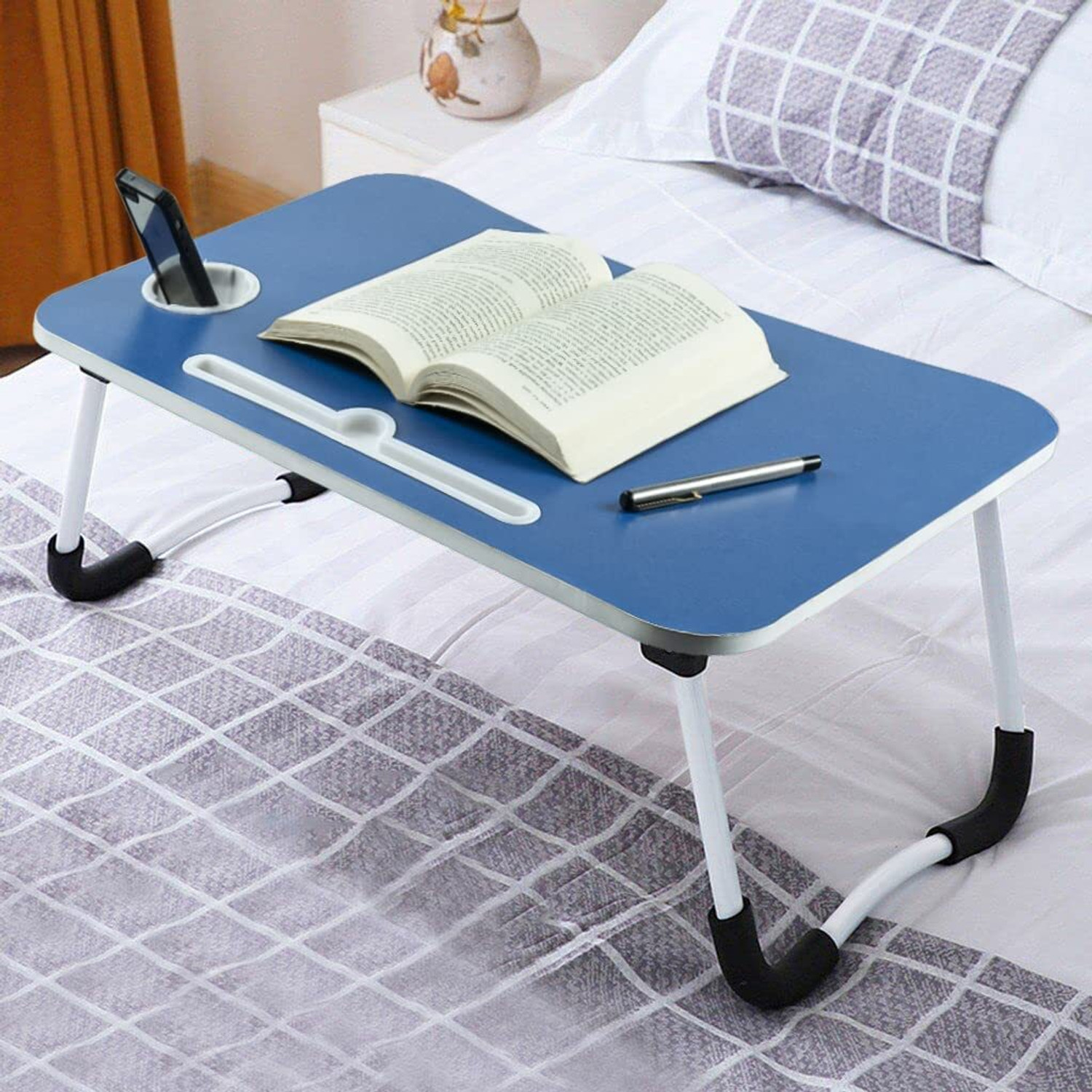 Image of UkdiMukdi Wood Portable Laptop Table