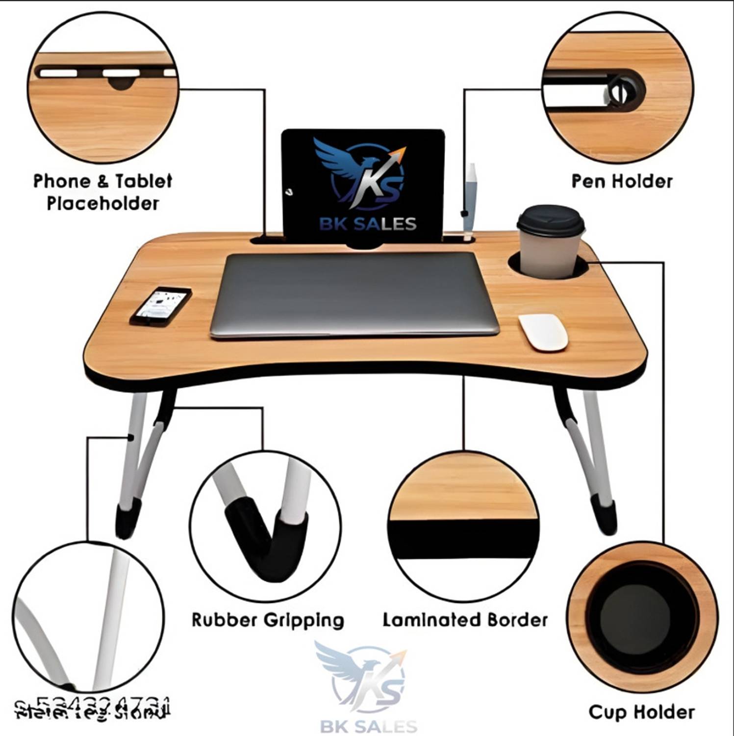 BK SALES Plastic Study Table - Image 2