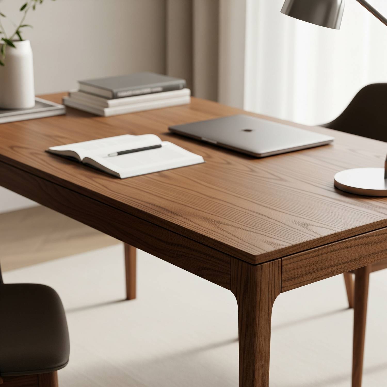 【未使用】FIELD WORKS woodtable Numero 7 Executive Table No Assembly Required No Assembly Required