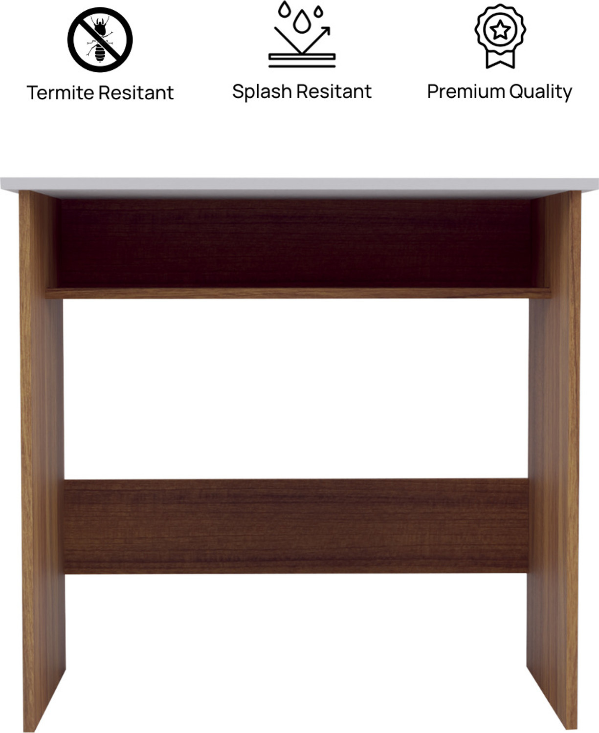 Image of neuspace Alpha Engineered Wood Study and Computer Laptop Table for Home or Office Engineered Wood Study Table