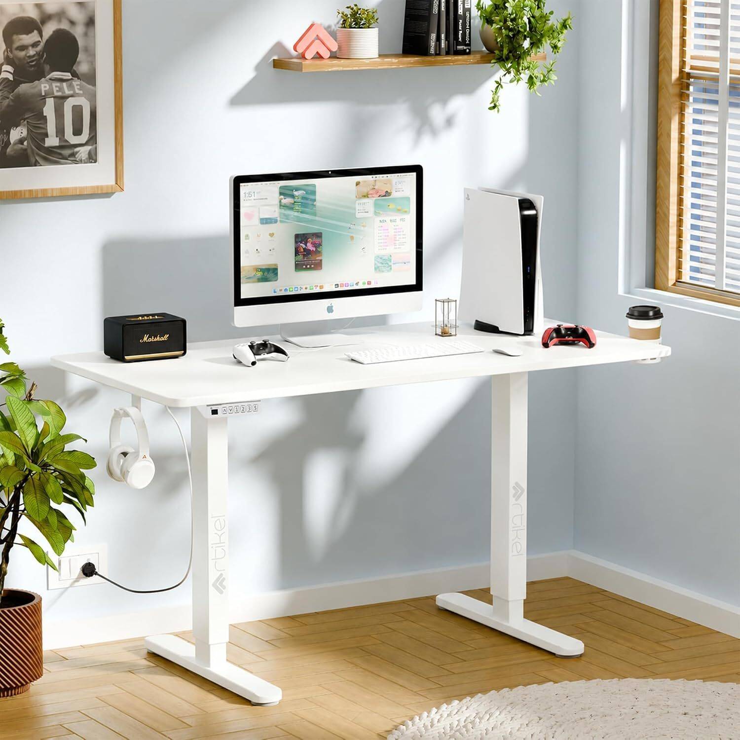 Artikel Artidesk Eco Electric Height Adjustable Table for Office Work & Home Engineered Wood Multipurpose Table