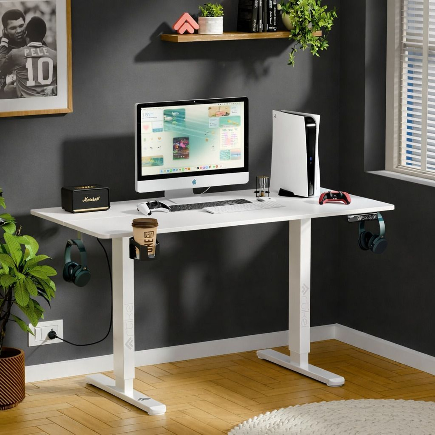 Image of Artikel Engineered Wood Multipurpose Table (Free Standing, Finish Color - WHITE Engineered Wood Multipurpose Table