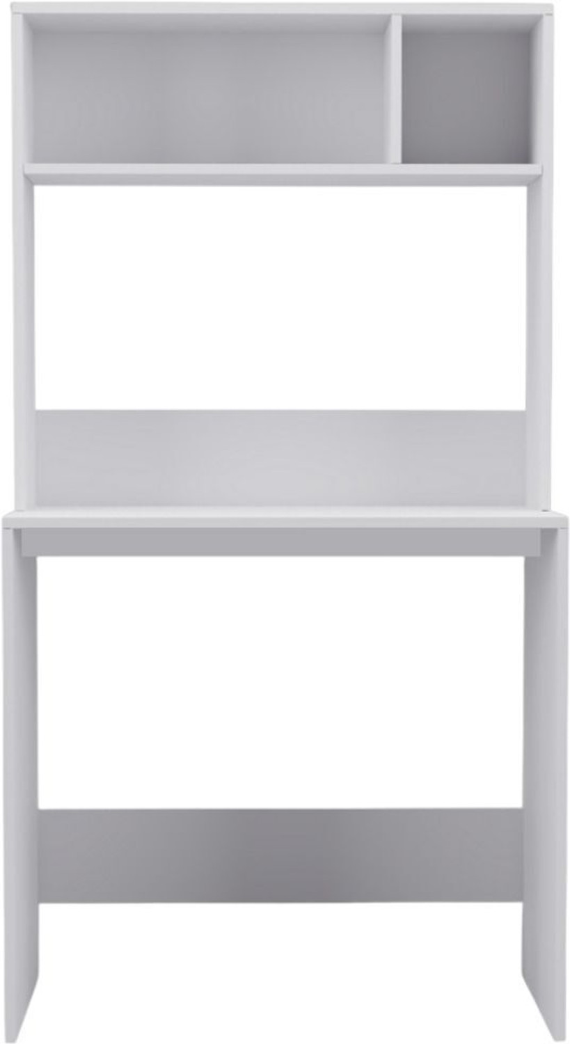 Image of neuspace Gama Study Table with Hutch - Computer Table with Book Storage Engineered Wood Multipurpose Table