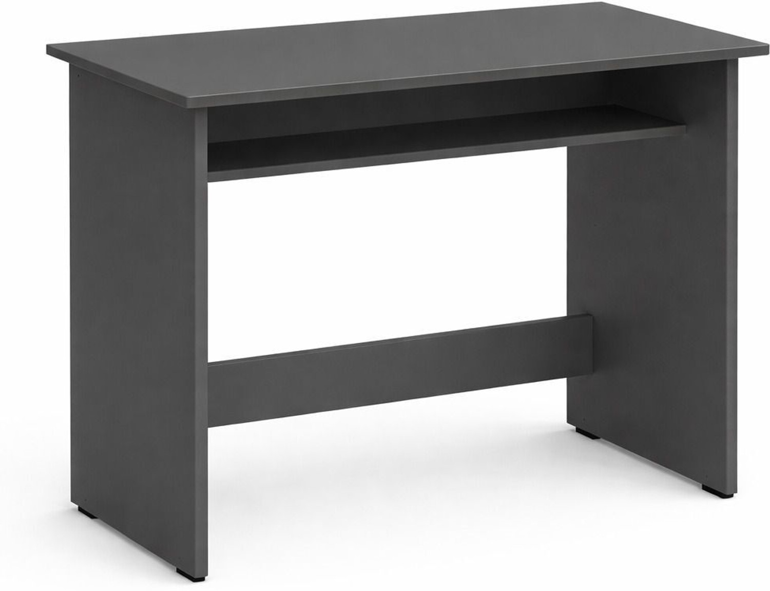 Image of Divysa Modern Study Desk Arrangement with Books, Laptop and Decor Engineered Wood Multipurpose Table