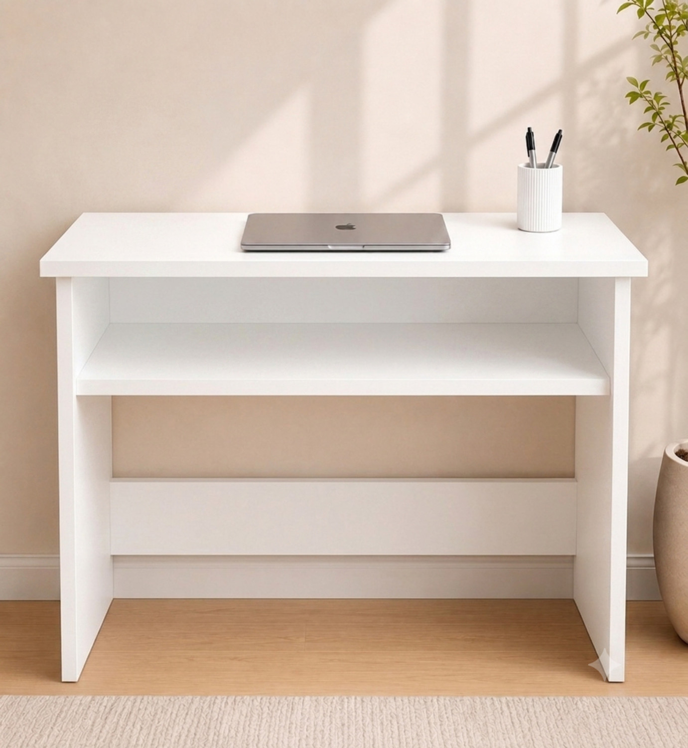 Image of Flipkart Perfect Homes Modern Study Table | Workstation Desk | Office Computer Table with Storage Engineered Wood Study Table