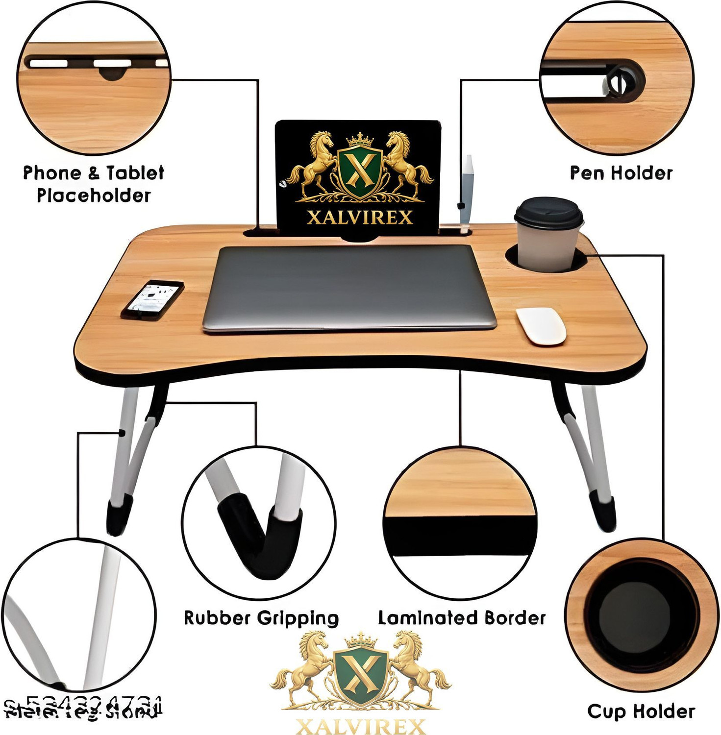 Image of XALVIREX WOOD TABLE1 Solid Wood Study Table