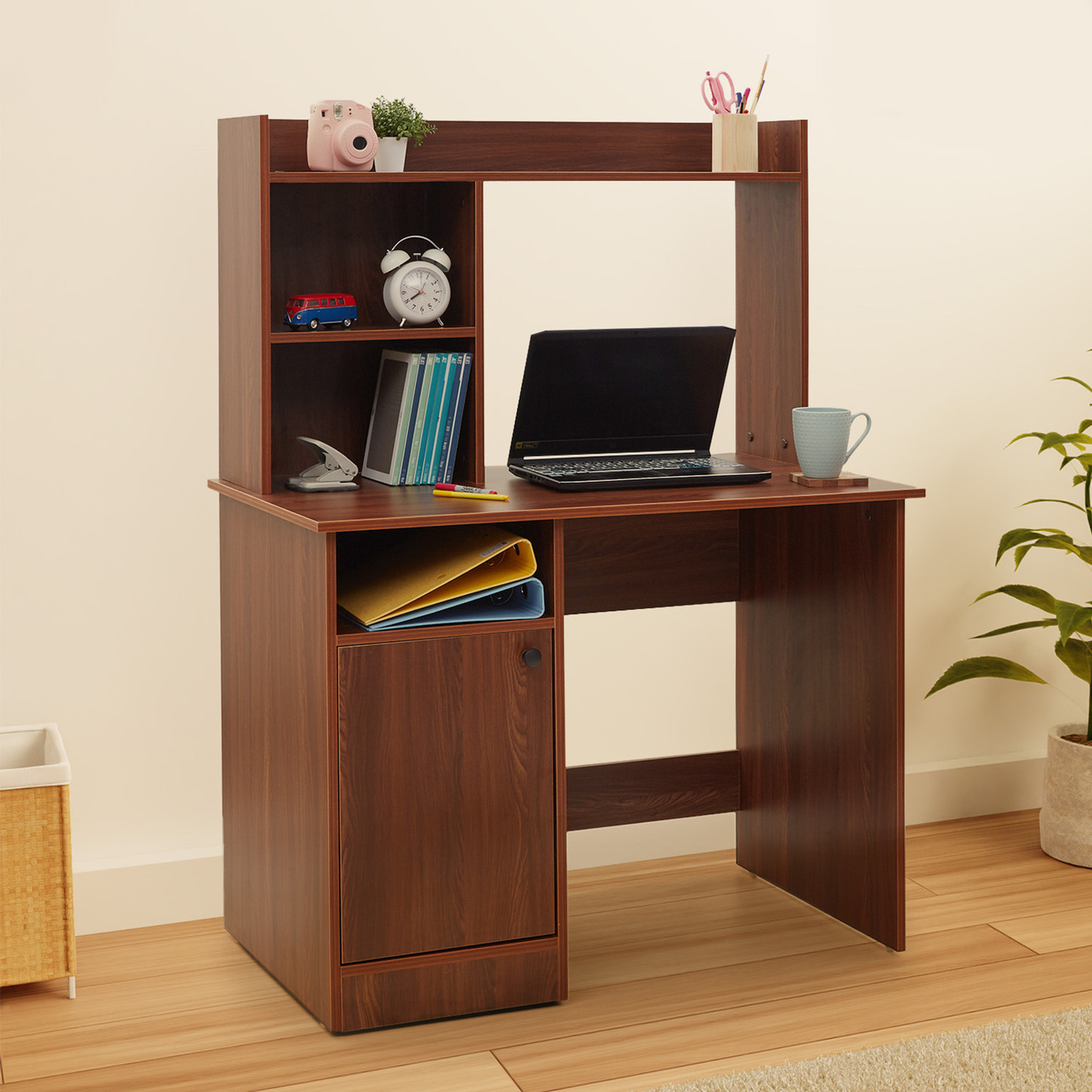 Image of GREEN SOUL Alpine Study Table Writing, Computer Desk for Students, Adults, Professionals Engineered Wood Multipurpose Table