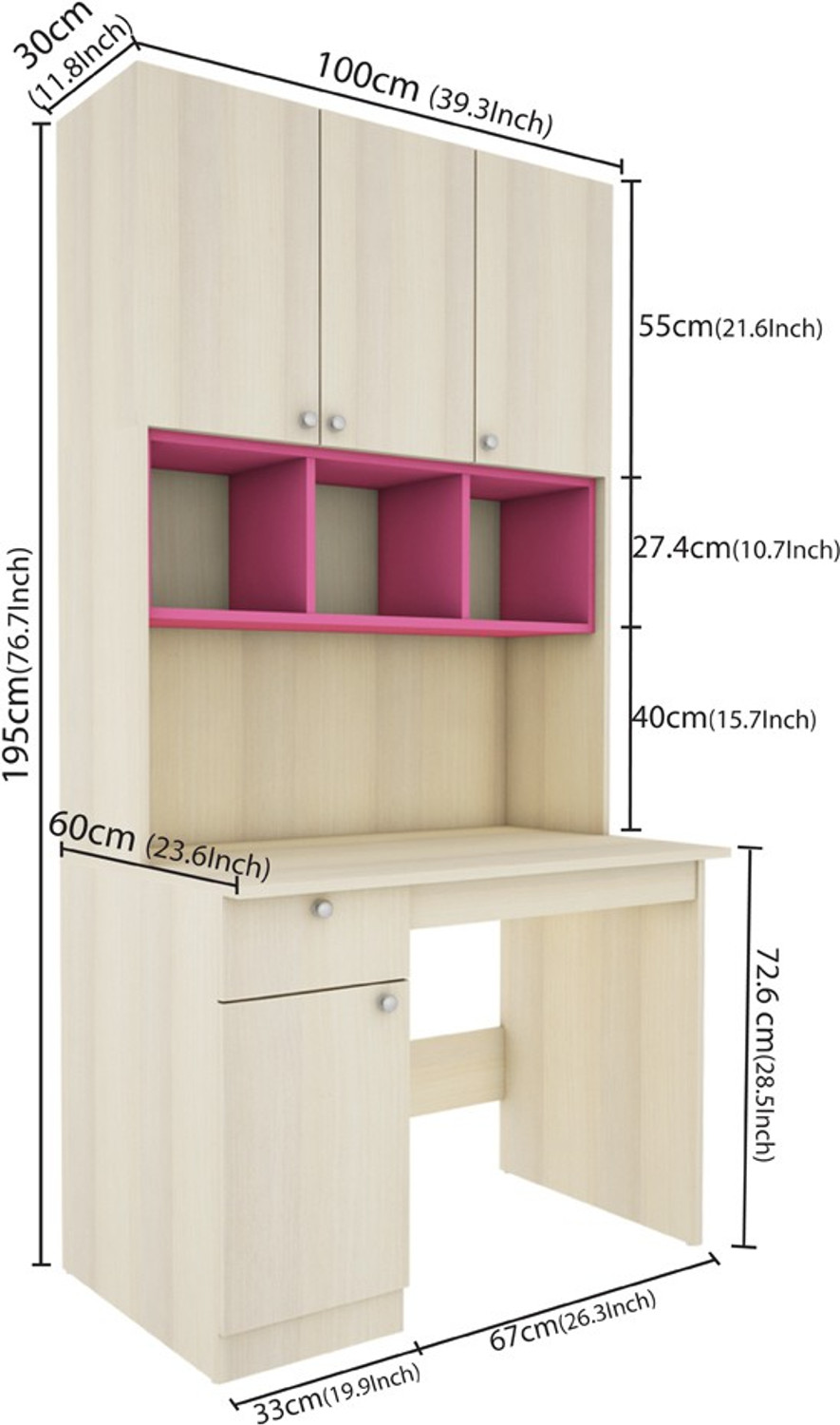 Image of Woodbuzz Engineered Wood Office Table