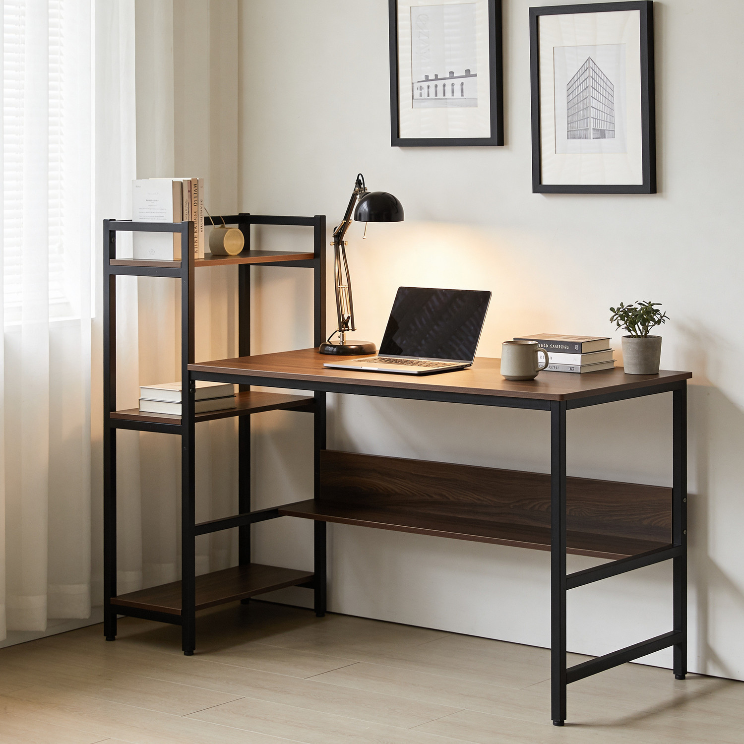 Image of GREEN SOUL Harmony Computer Table for Home PC | Office Table for Home for Students Engineered Wood Multipurpose Table