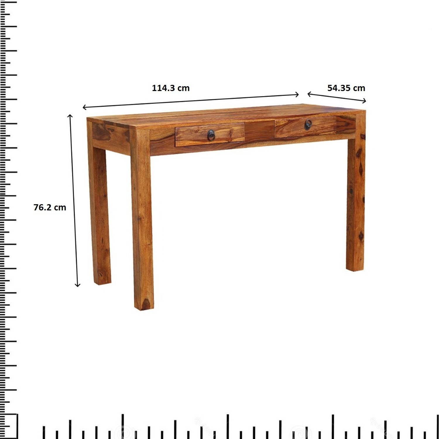 Meera Sheesham Wood Study Table - Image 4