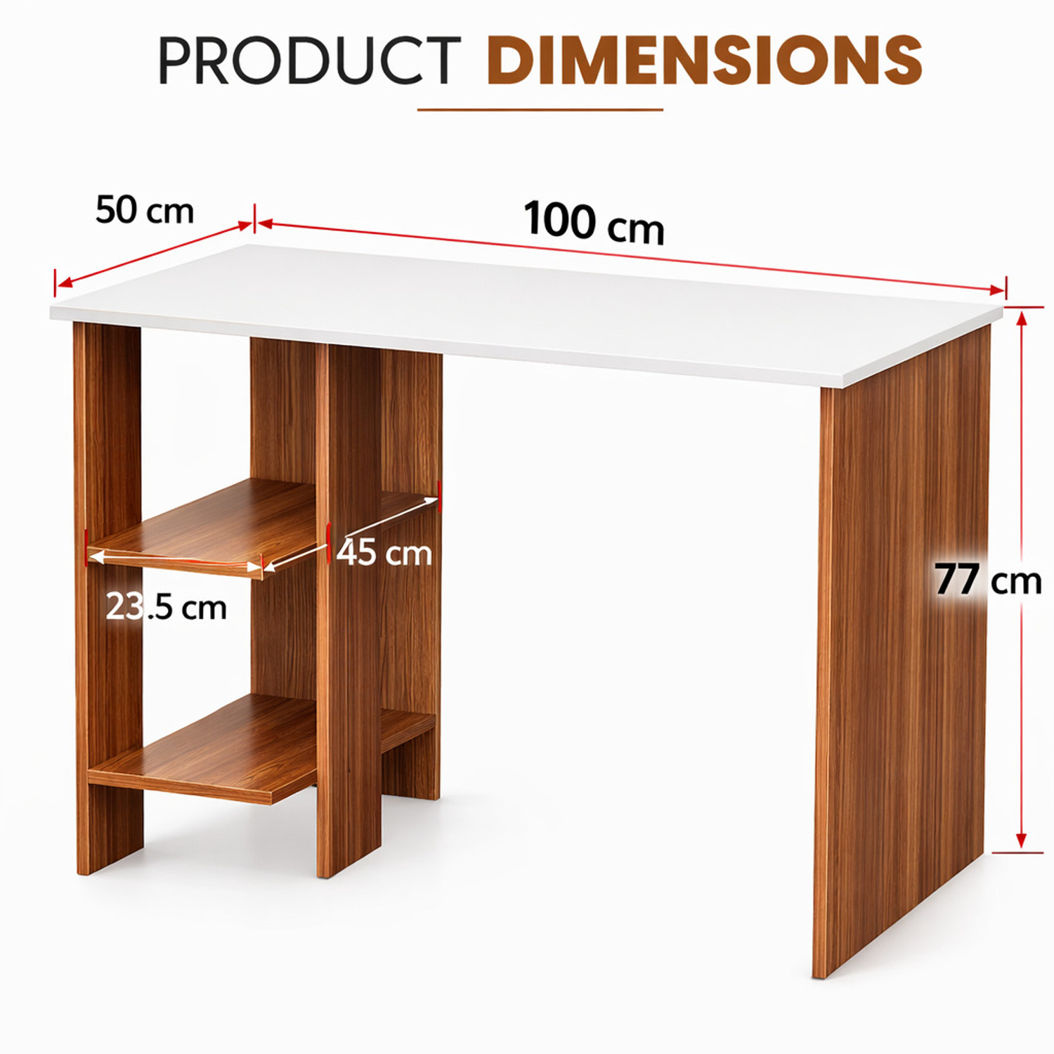 Image of HOMIBOSS Engineered Wood Multipurpose Table
