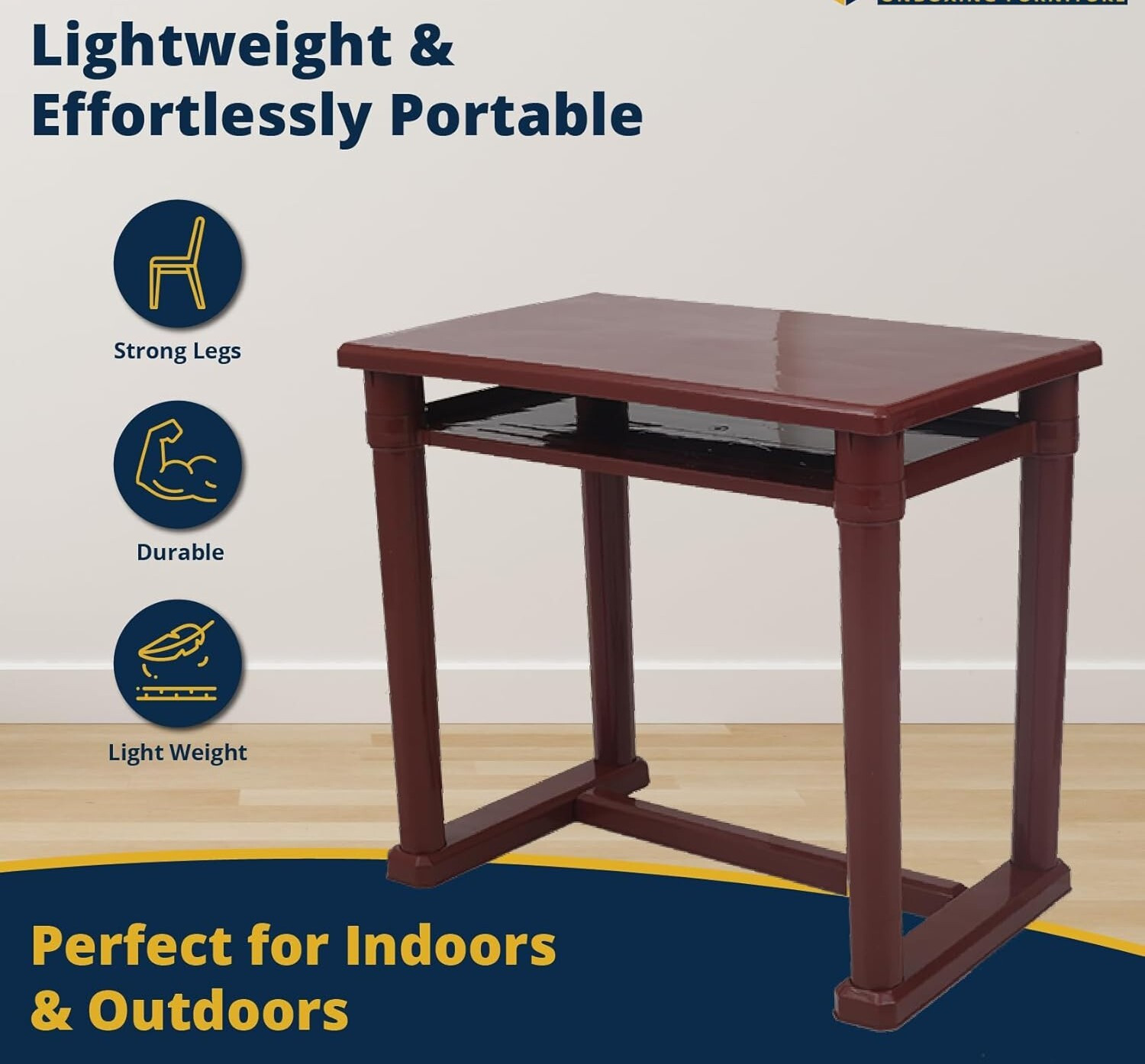 Image of Supreme Maa Durga Study Table Plastic Study Table