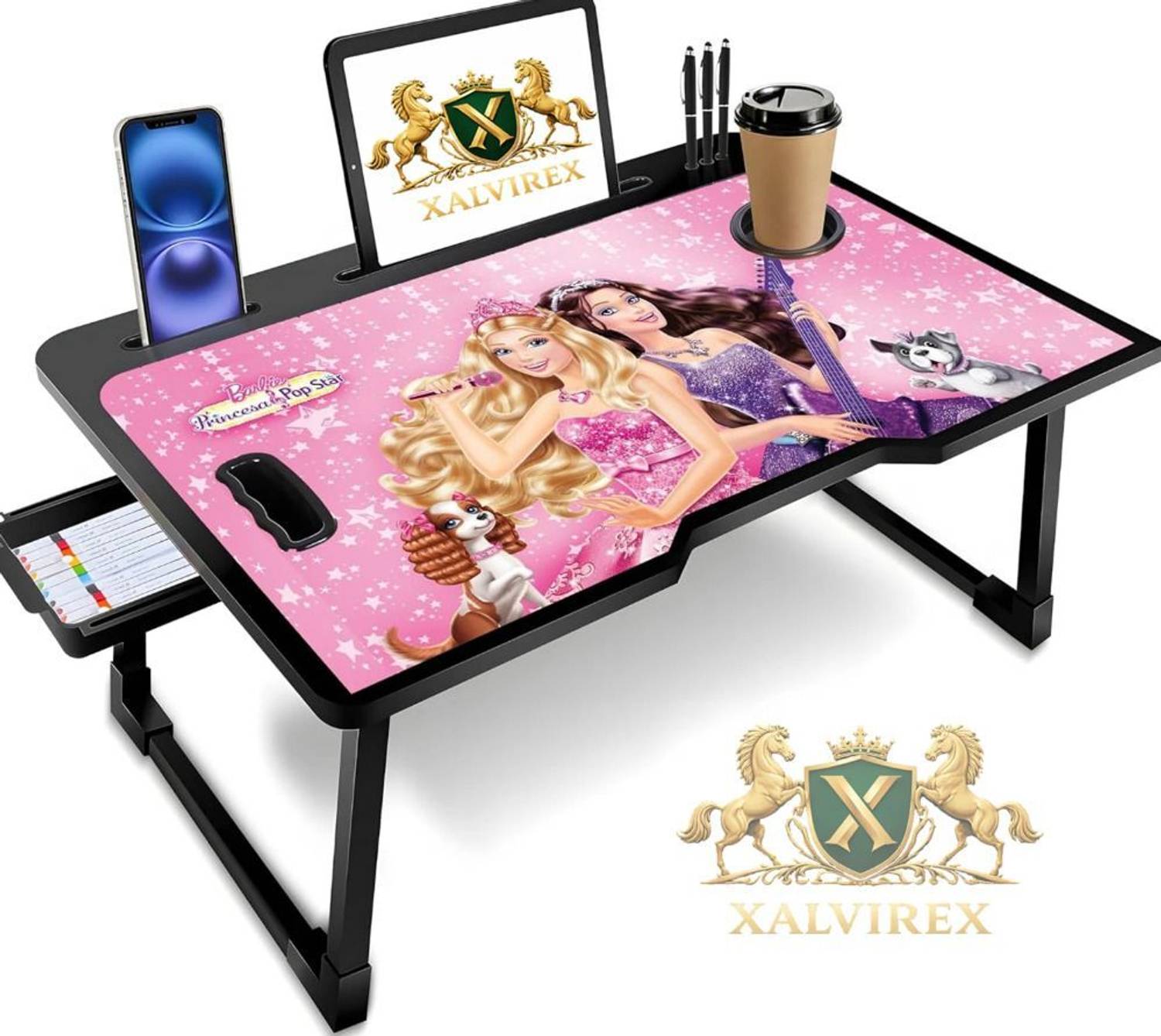 XALVIREX BARBIE COTTED1 Plastic Study Table