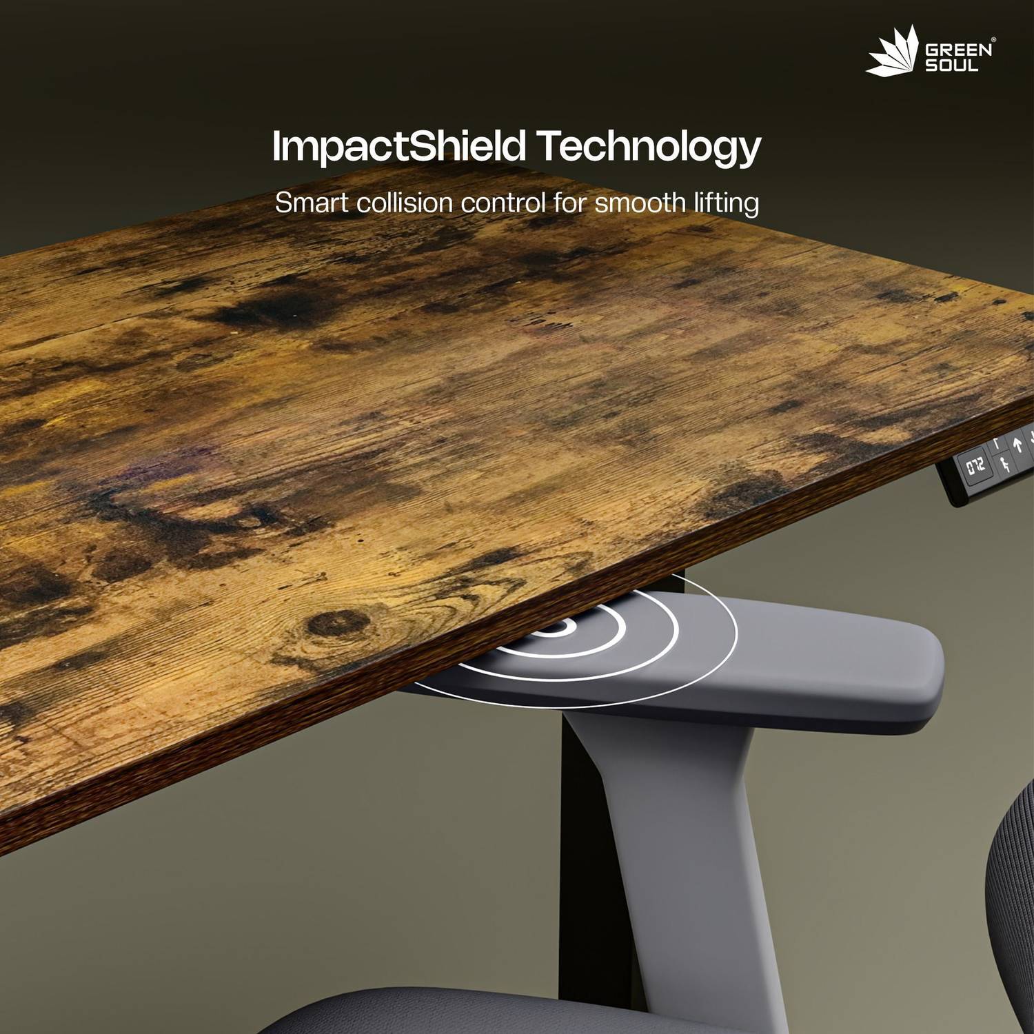 GREEN SOUL Imperium Pro Electric Height Adjustable 120cm wide
