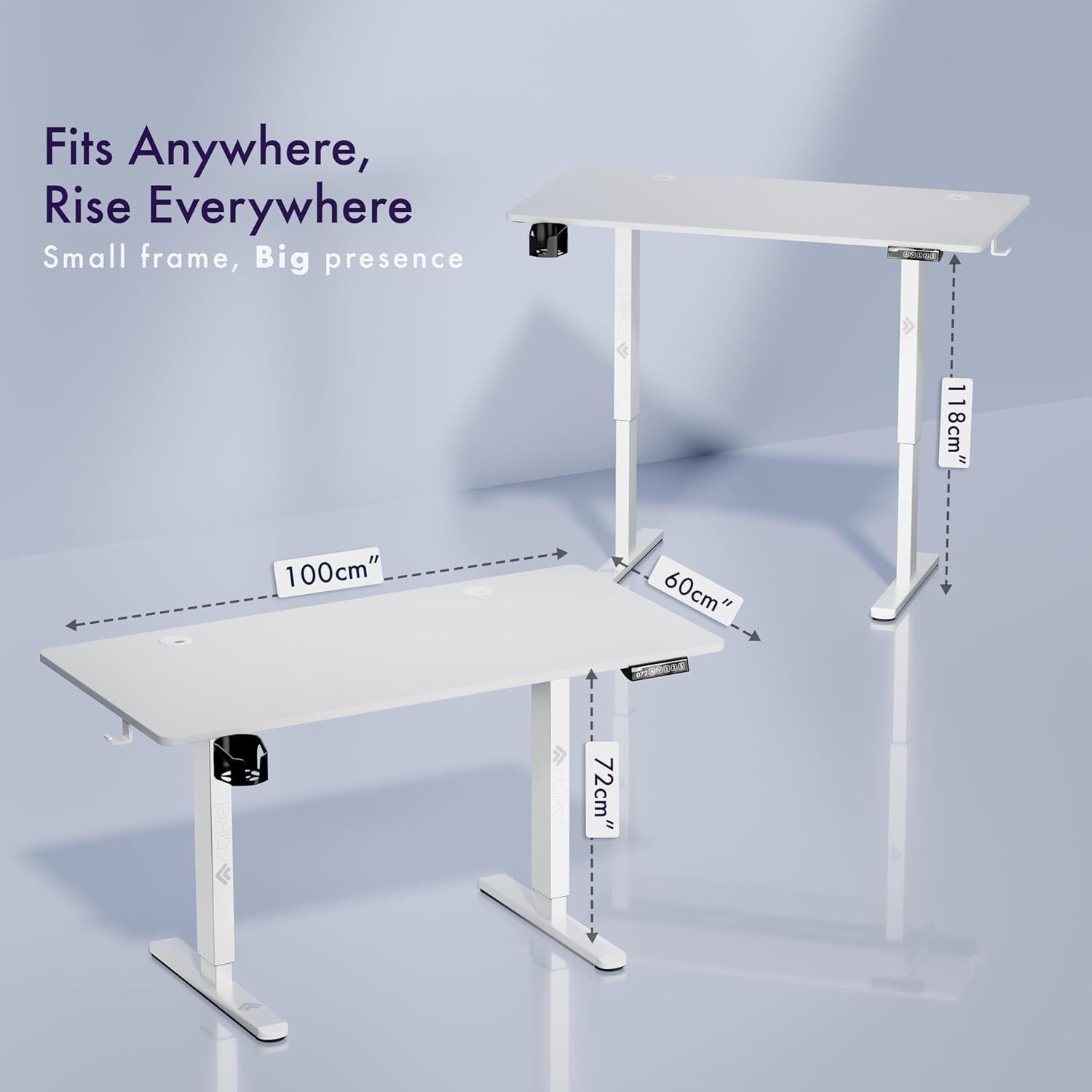 Image of Artikel Engineered Wood Multipurpose Table (Free Standing, Finish Color - WHITE Engineered Wood Multipurpose Table