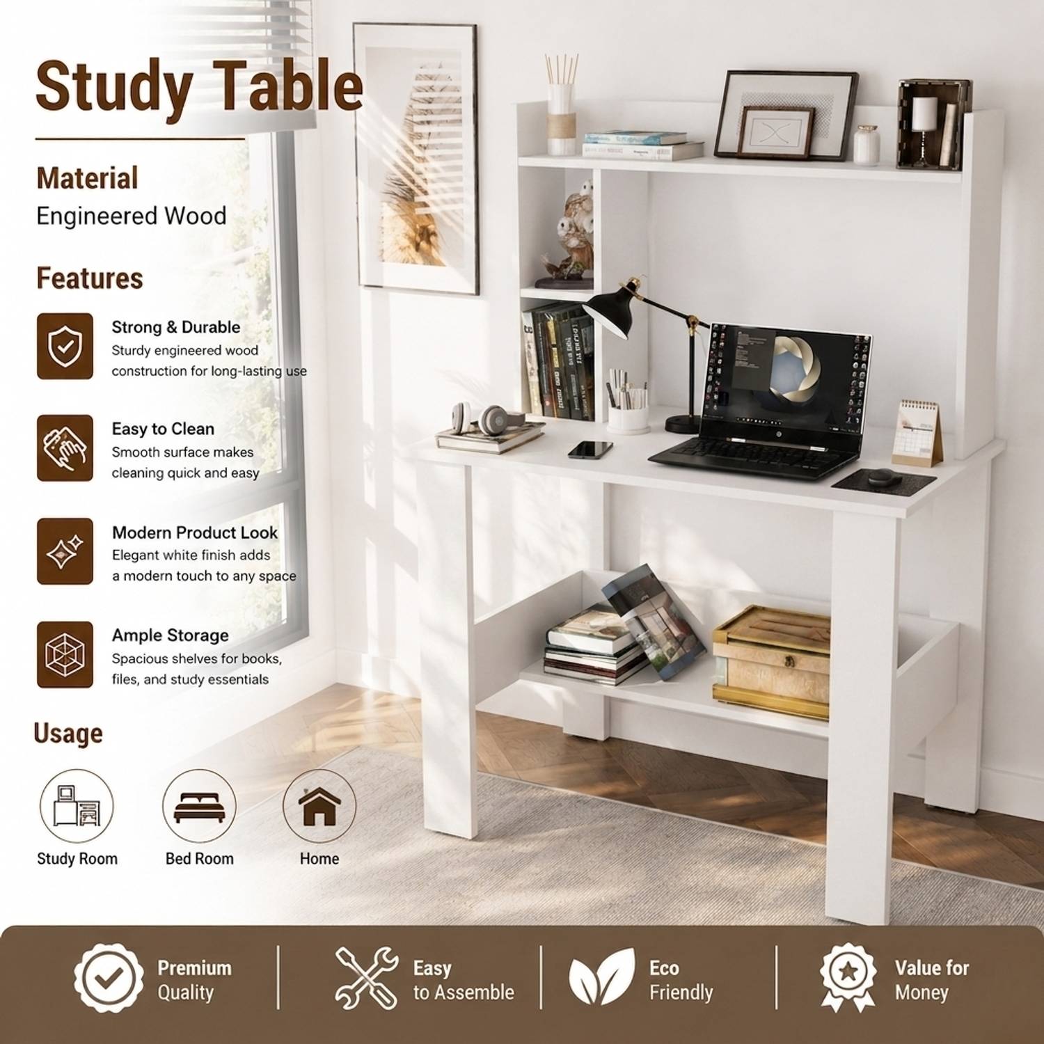 SPYDER Portable Work From Home Study Desk - Image 2