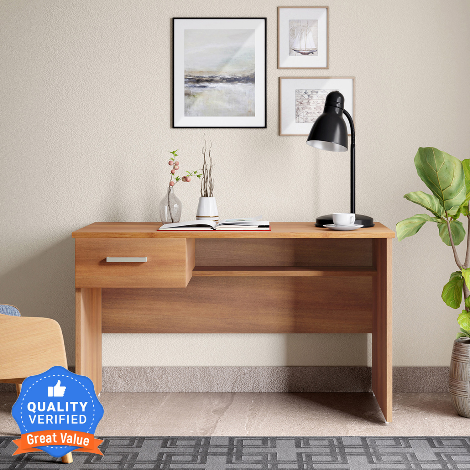Image of Interio by Godrej Adria Engineered Wood Study Table