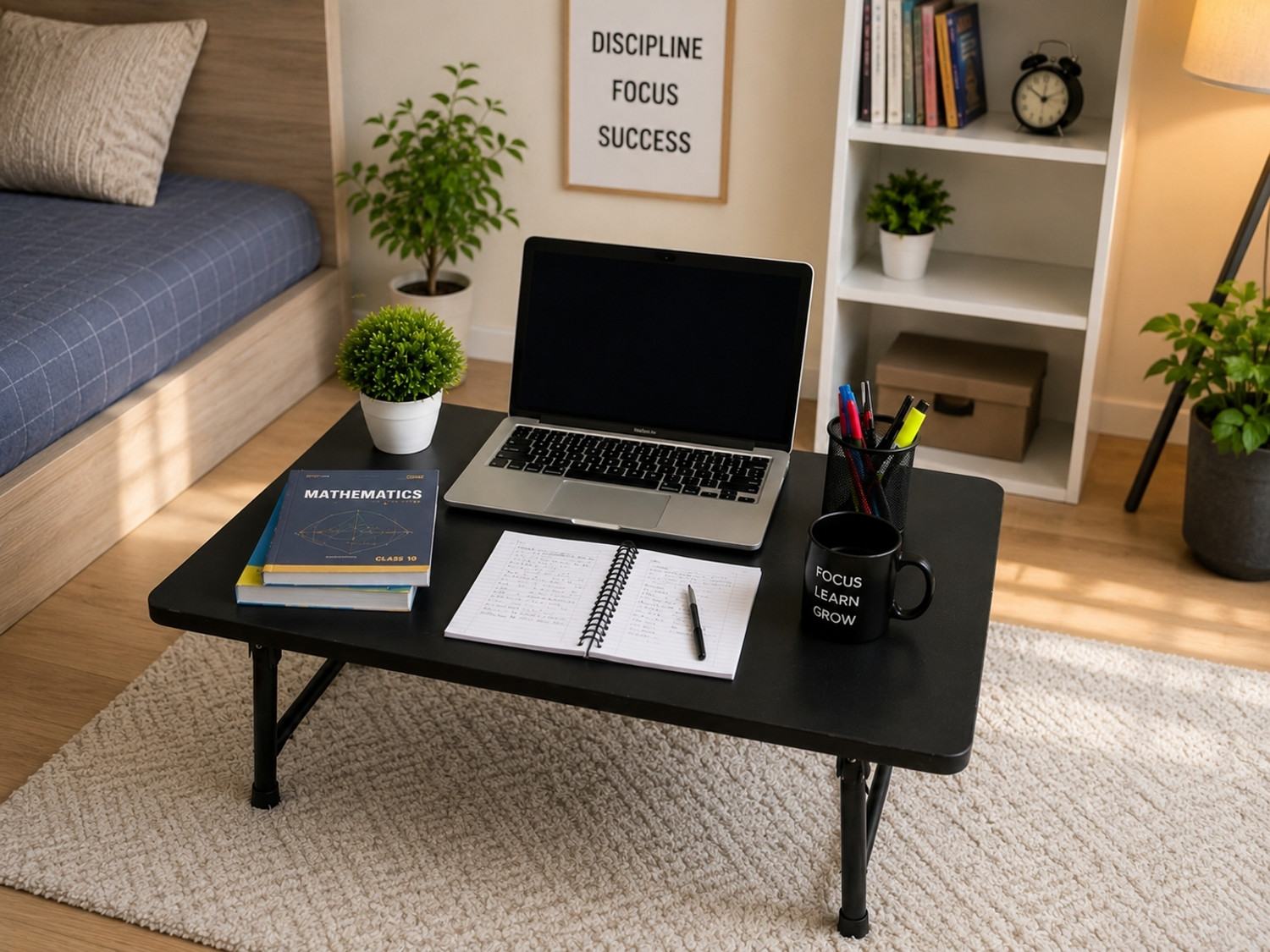 Image of Silverking Engineered Wood Study Table