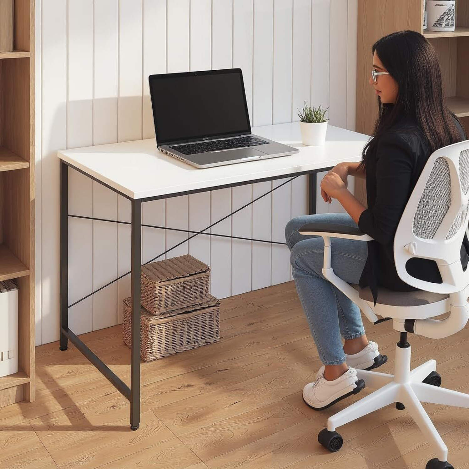 Image of SD STANDALONE Modern Office Desk & Study Table | Century Engineered Wood |for Home Engineered Wood Multipurpose Table