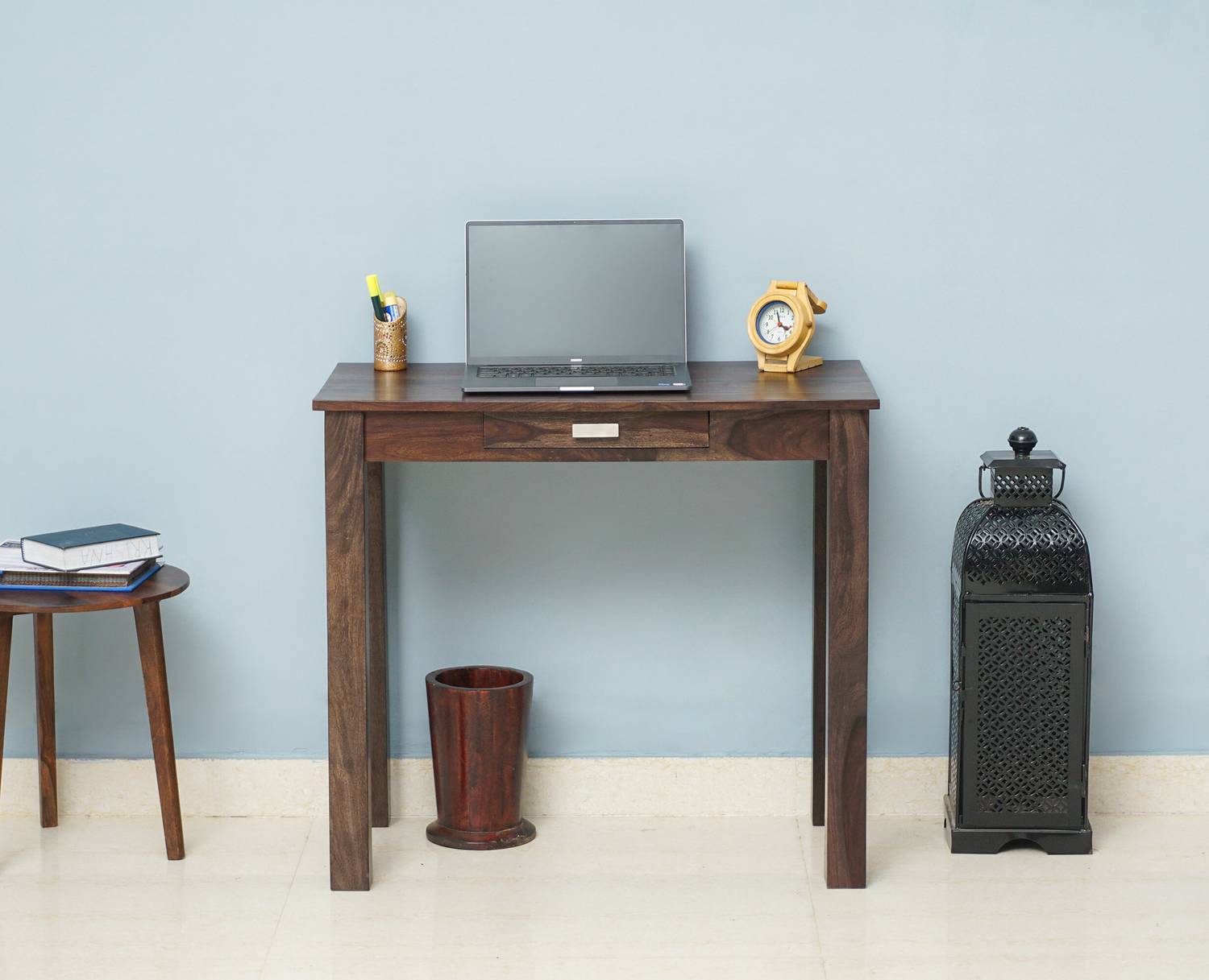 Woodefly Study Table for Students Wood Laptop Table Computer Tabl