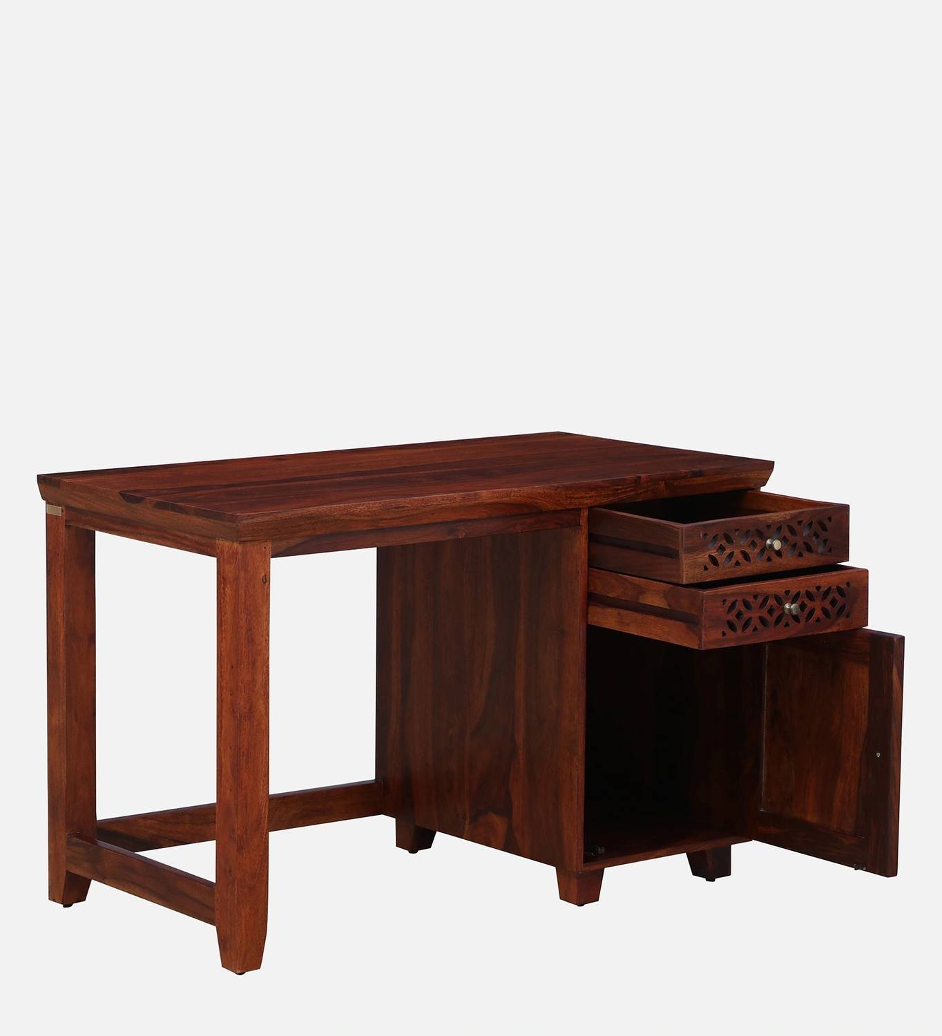 TRUE Willow Sheesham Solid Wood Study Table - Image 5