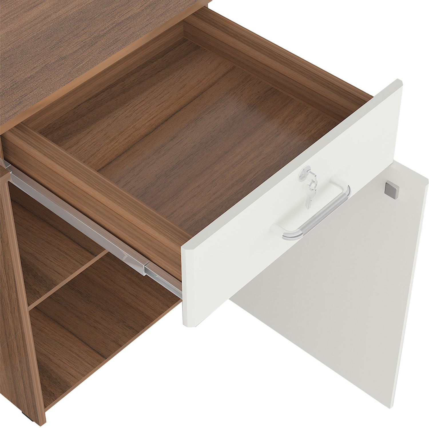 Image of neuspace Zada Engineered Wood Office Table