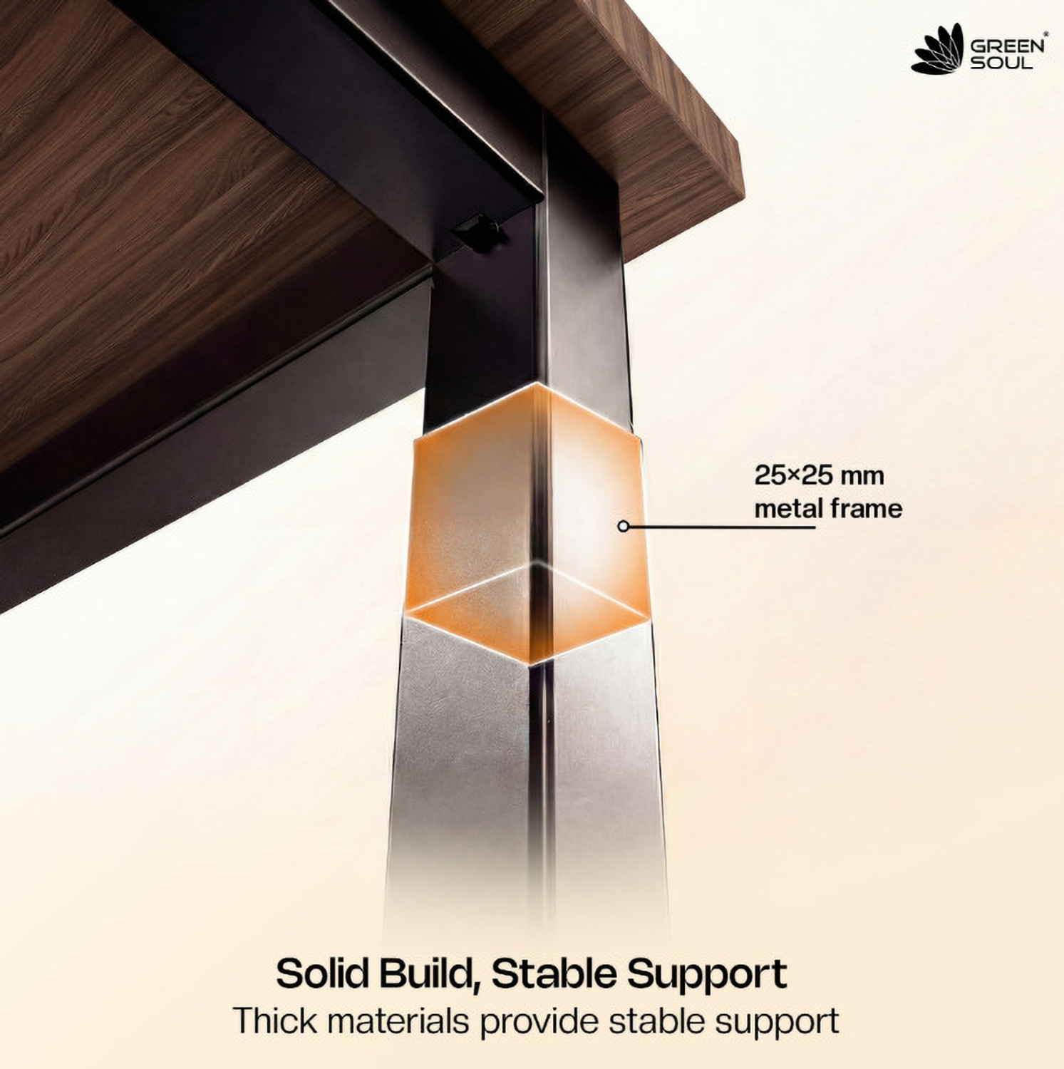 Image of GREEN SOUL Harmony Computer Table for Home PC | Office Table for Home for Students Engineered Wood Multipurpose Table