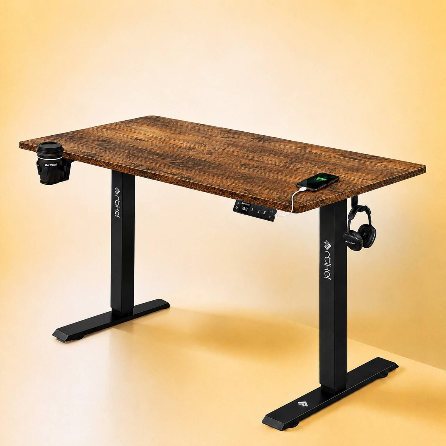 Artikel Multipurpose Electric Height Adjustable Gaming Table Home & Office Sit Stand Engineered Wood Multipurpose Table
