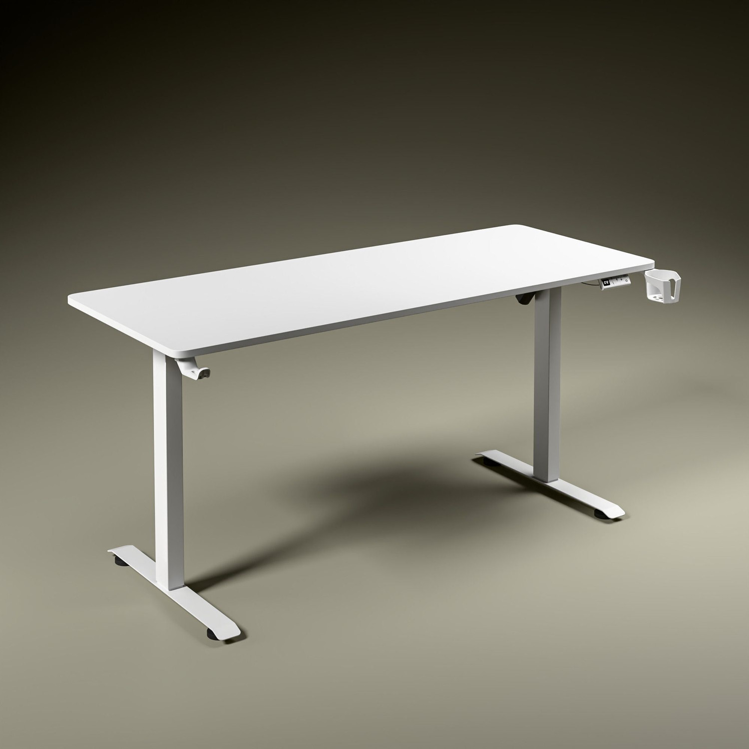 Image of GREEN SOUL Imperium Pro Electric Height Adjustable 150cm wide|ImpactShield Anti-Collision Engineered Wood Office Table