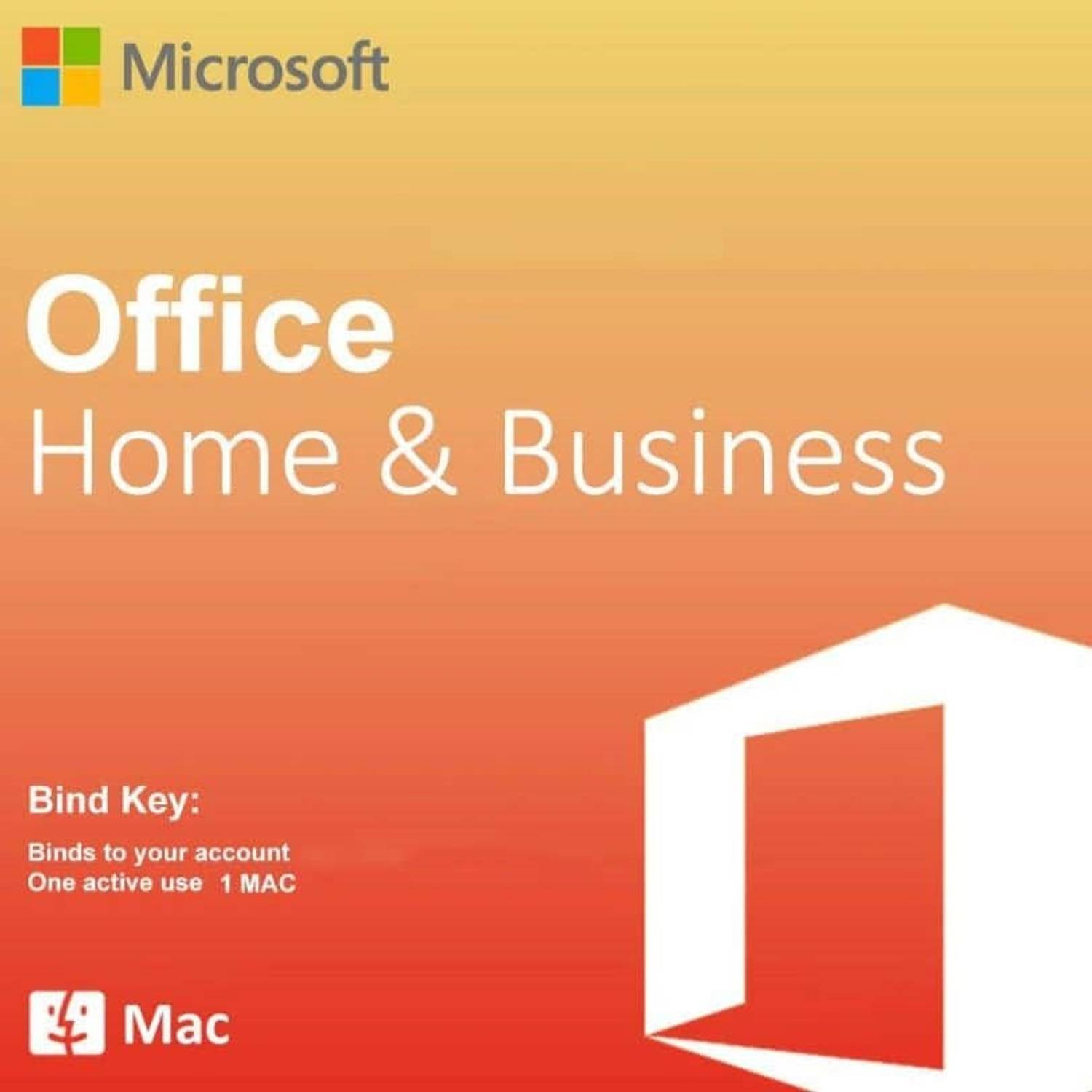 MICROSOFT Office Home & Business 2019 For MAC (1 User, Lifetime