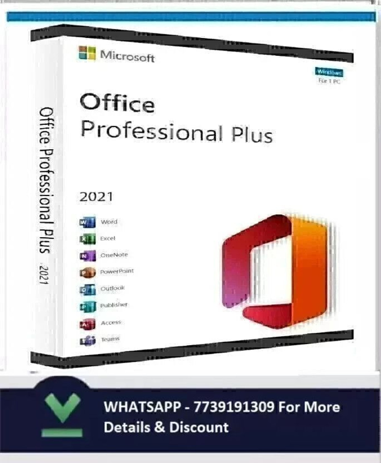 Image of MICROSOFT Office Professional Plus 2021 for Lifetime - 1 User /PC (New Edition)