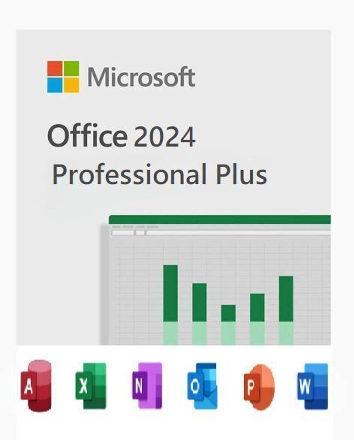 MICROSOFT Windows 10 Pro & Office Professional Plus 2024 (1 User