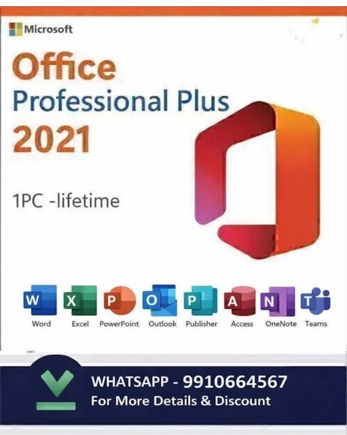 Image of MICROSOFT Office Professional Plus 2021 for Lifetime - 1 User /PC (Edition)