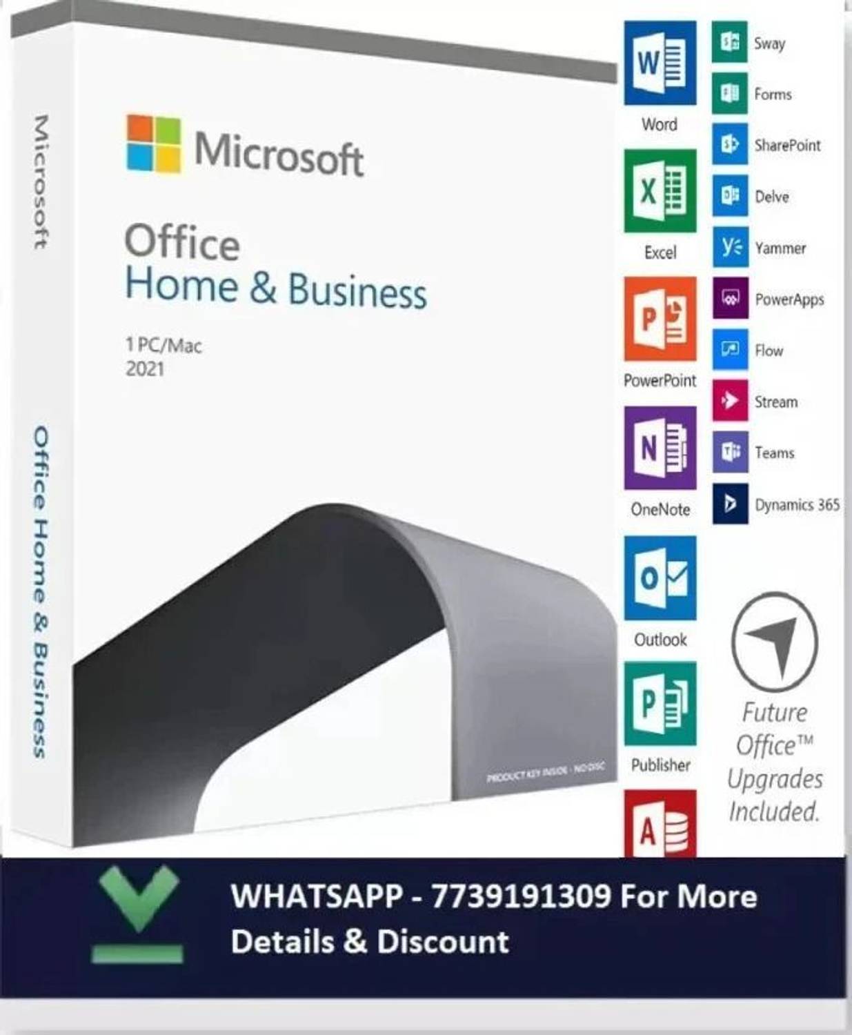 Office 2021  and Business For Mac 1枚 MICROSOFT Office Home & Business 2021 (1 MAC, Lifetime Validity