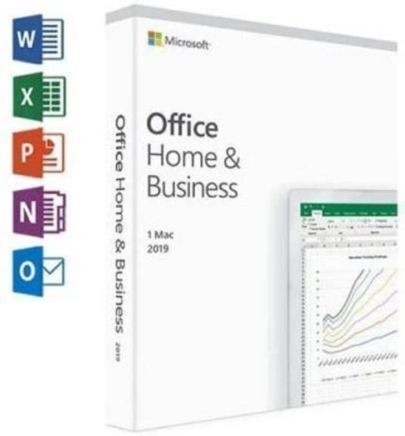 その他 Microsoft - Office  & Business 2019 MICROSOFT Office Home & Business 2019 For MAC (1 User, Lifetime