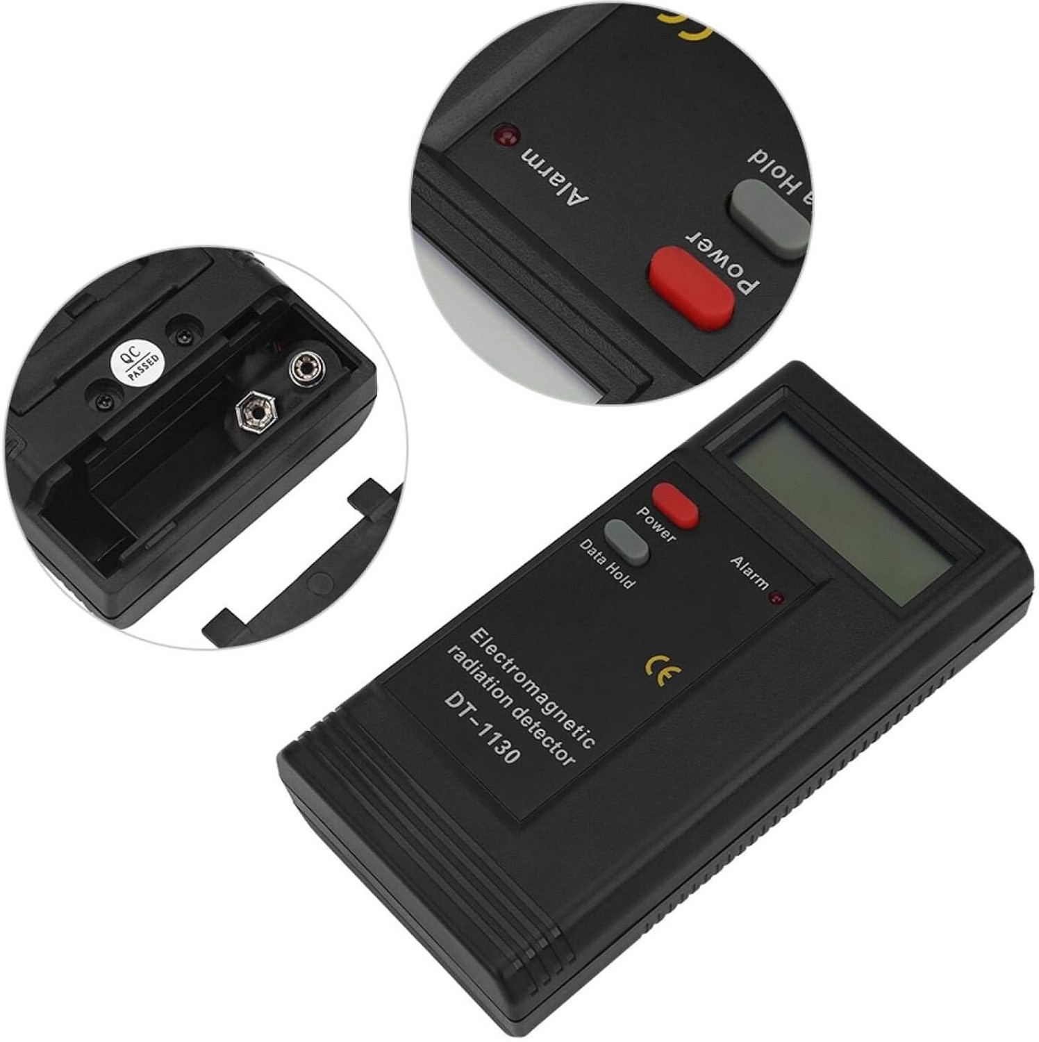 Image of Tobo EMF Meter, Battery Powered Electromagnetic Radiation Detector with LCD TD-1535WA Series Ohmmeter