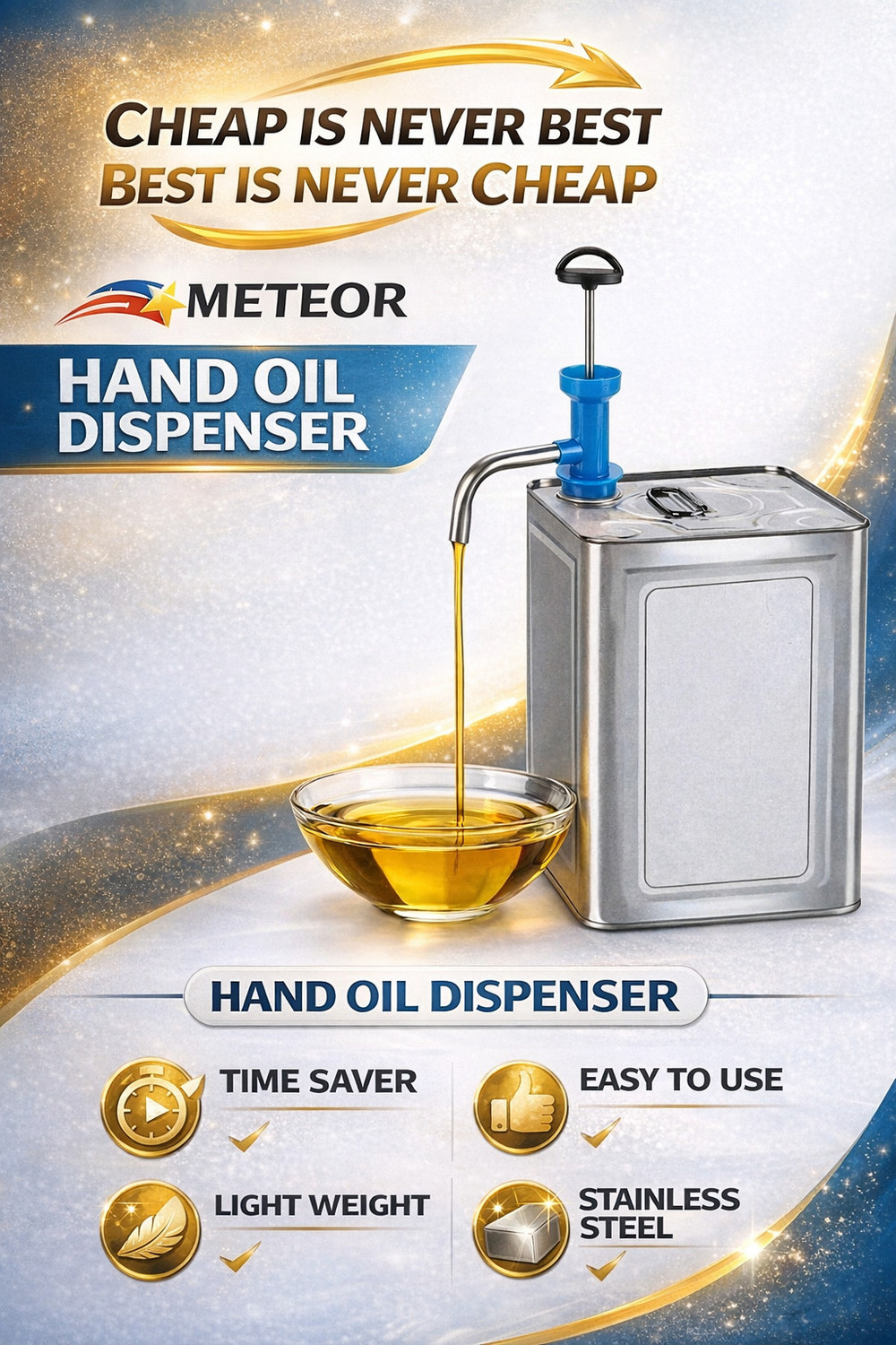 Image of Meteor 15000 ml Cooking Oil Dispenser