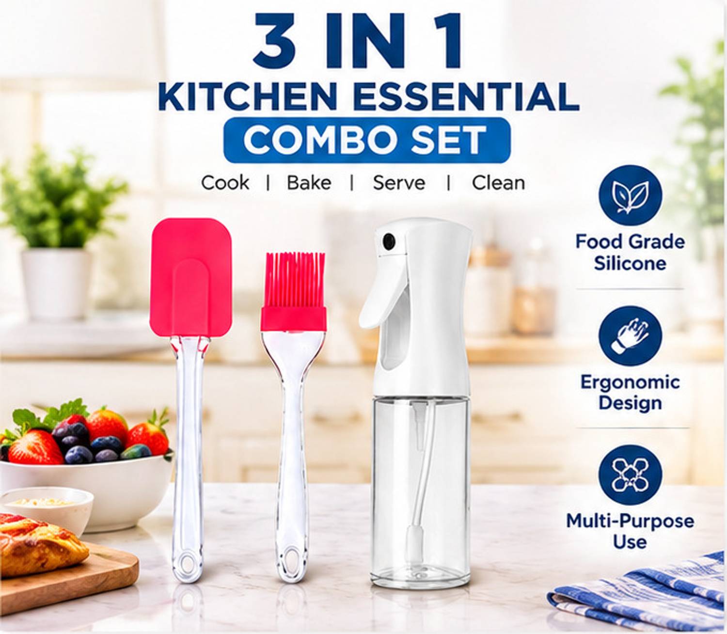 AAVIRA 100 ml Cooking Oil Sprayer Set