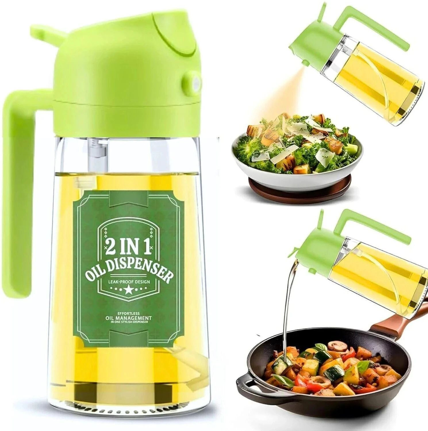 Image of GATHA SALES 550 ml Cooking Oil Sprayer