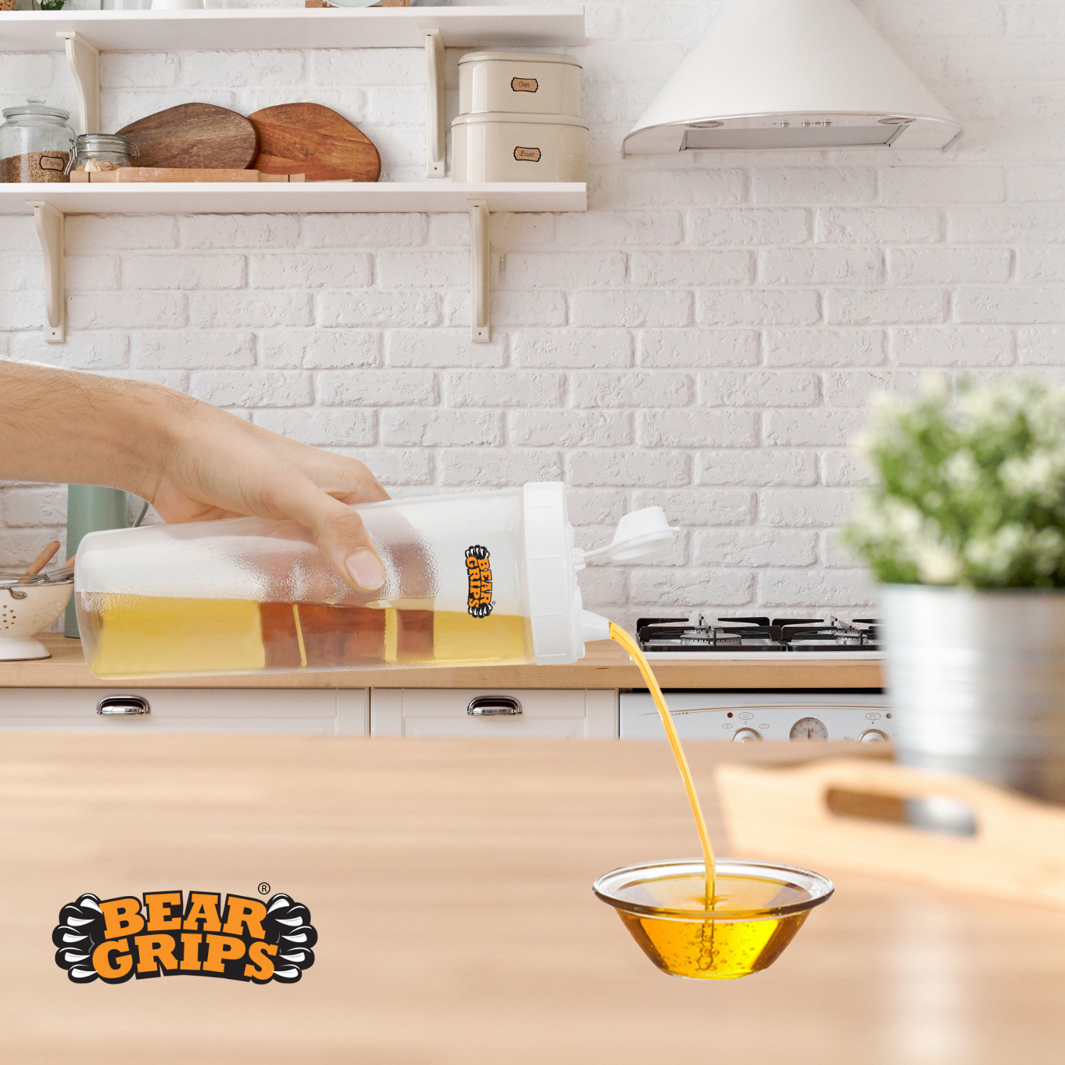 Image of Bear Grips 1000 ml Cooking Oil Dispenser