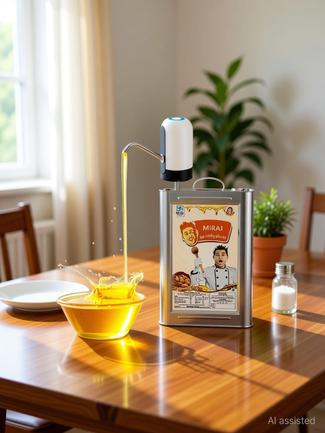 Image of miraj 15000 ml Cooking Oil Dispenser