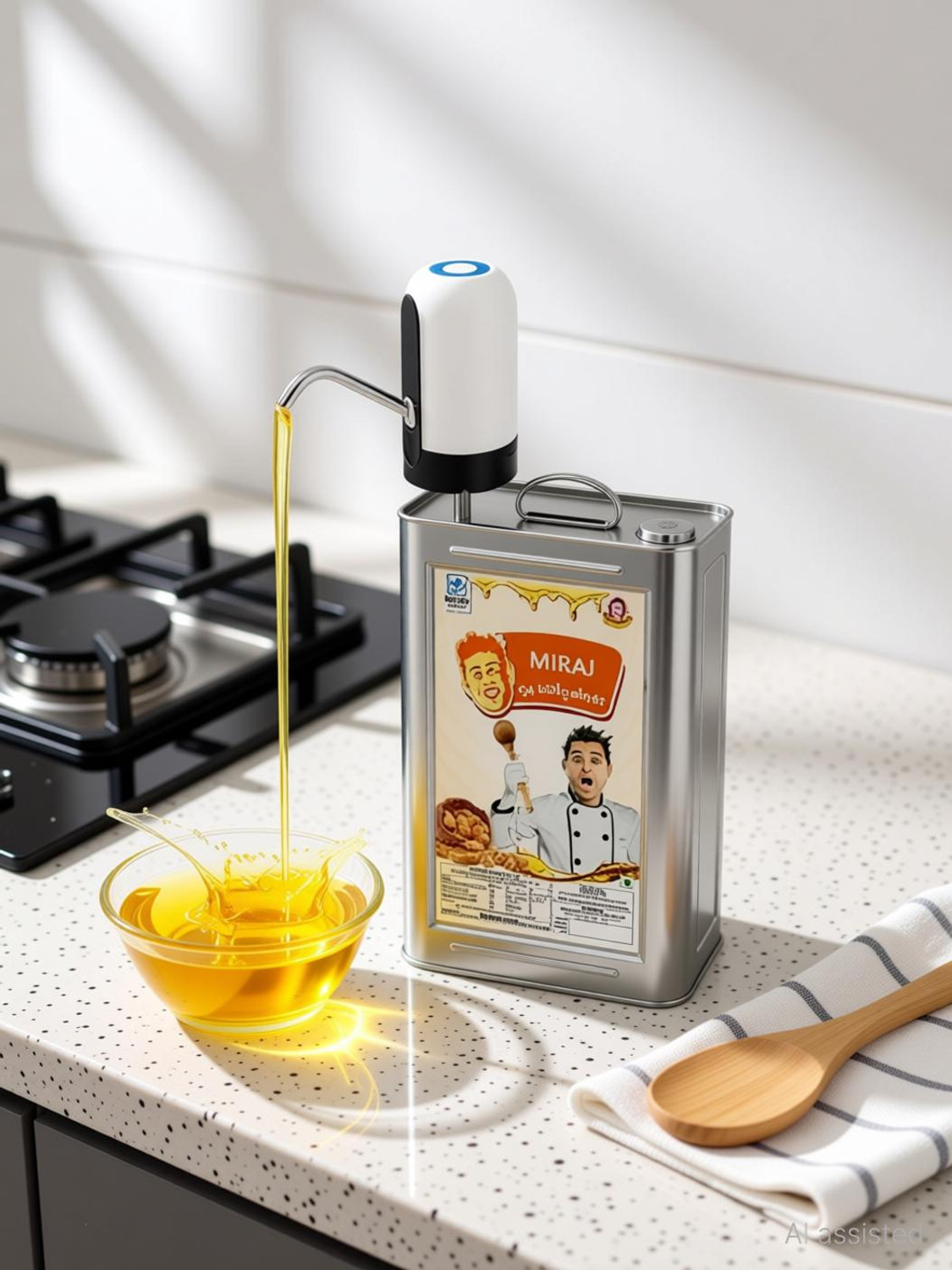 Image of miraj 15000 ml Cooking Oil Dispenser