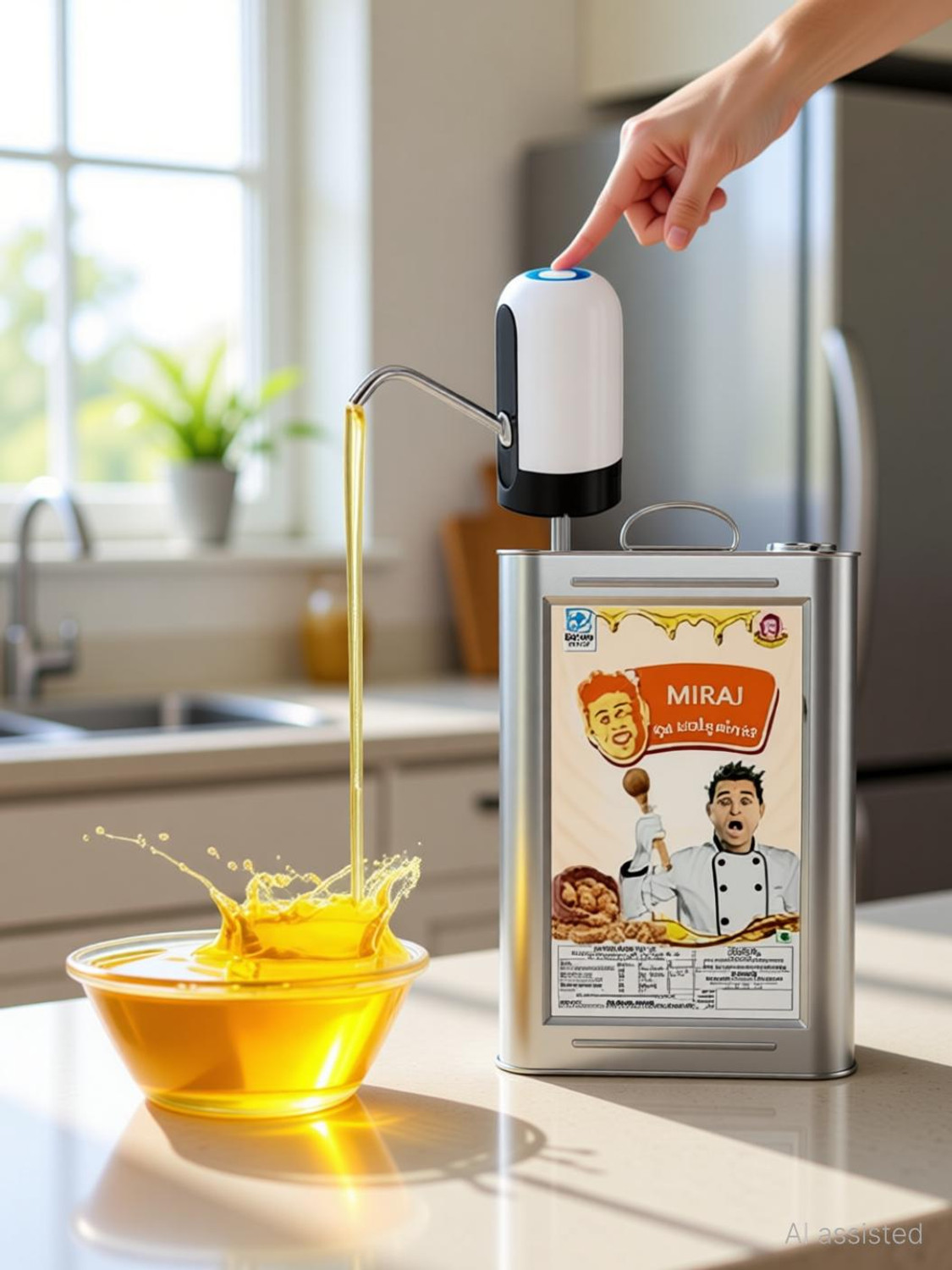 Image of miraj 15000 ml Cooking Oil Dispenser