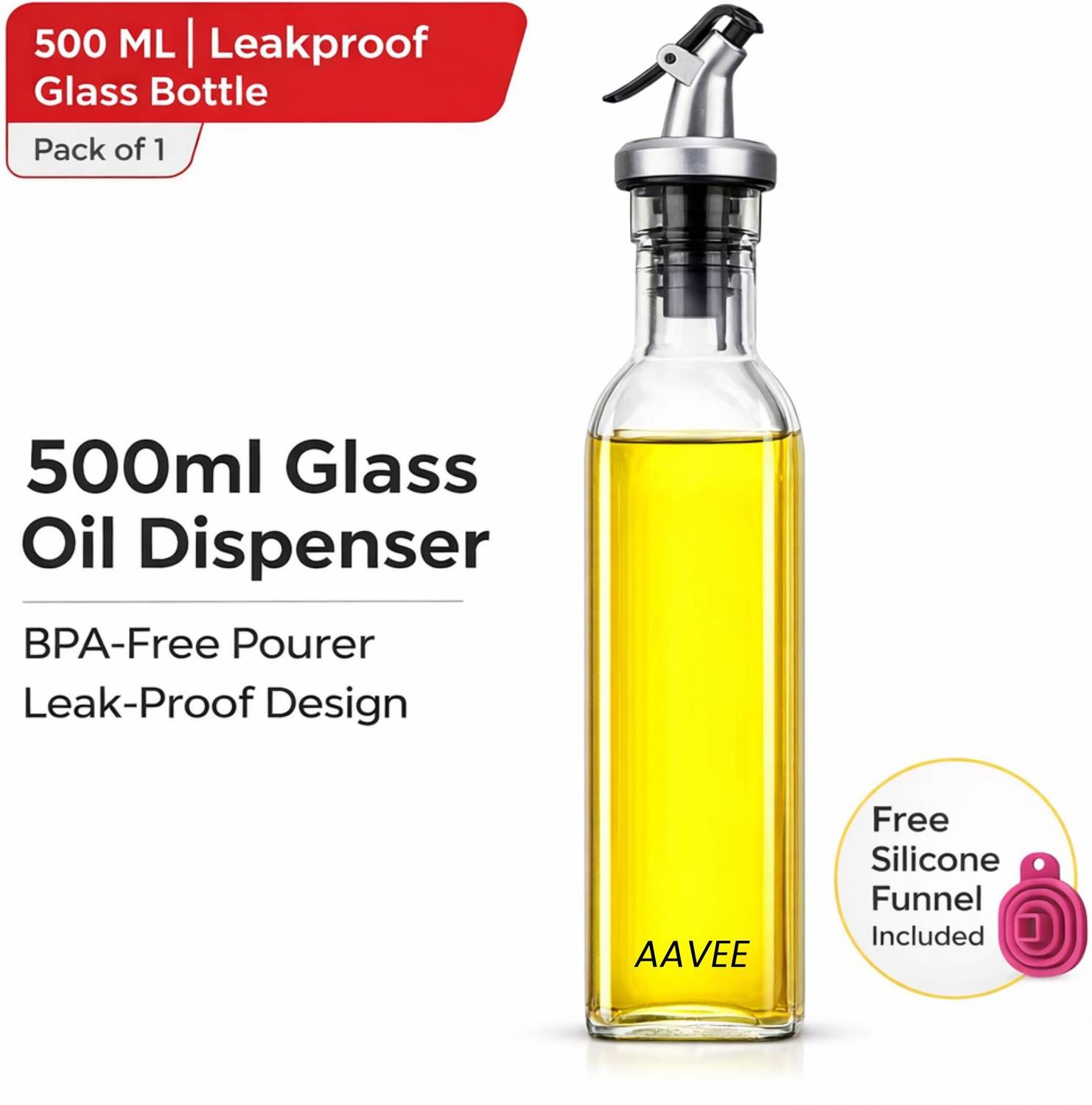 AAVEE 500 ml Cooking Oil Dispenser Set