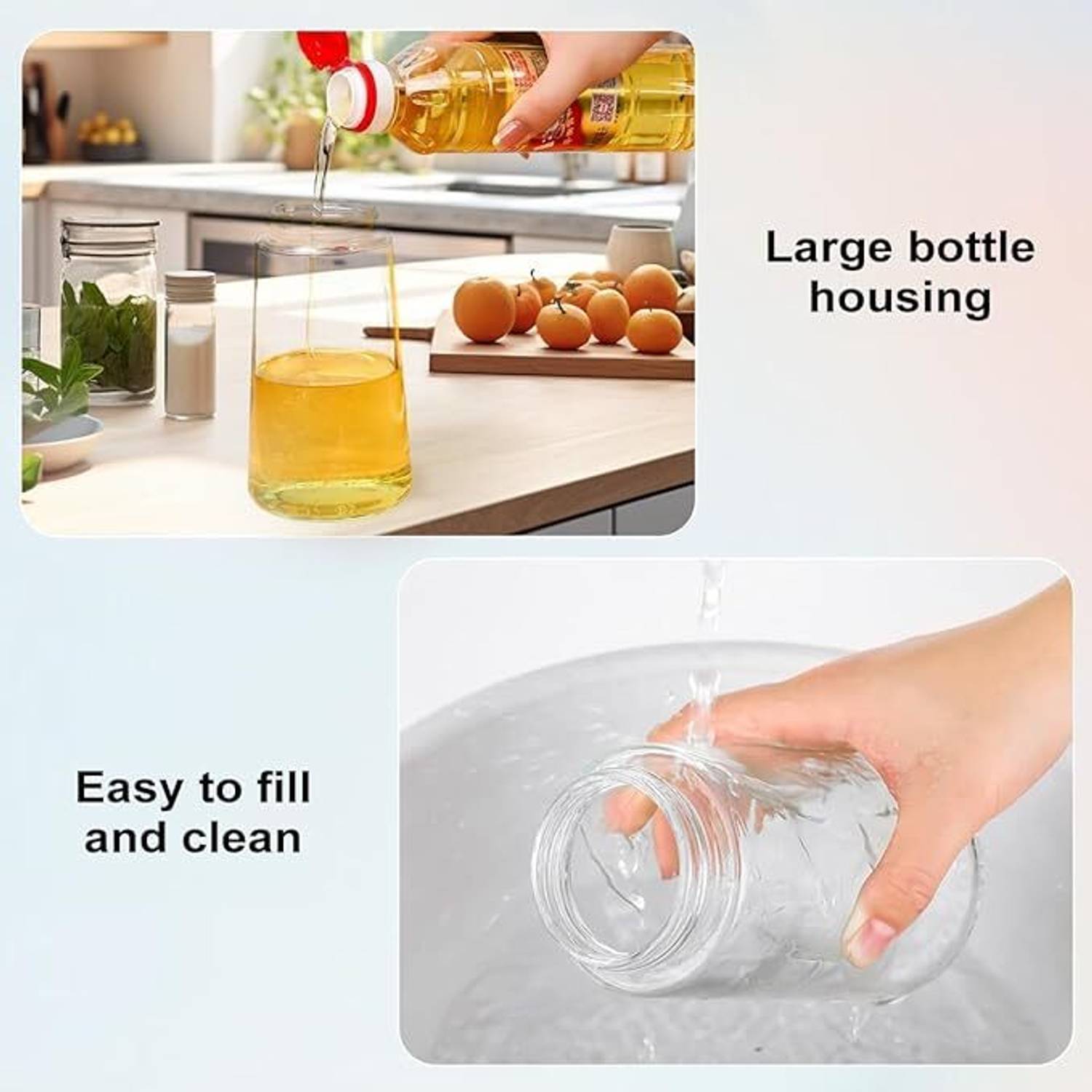 ZEPHIA ज़ेफ़िया 500 ml कुकिंग ऑइल डिस्पेंसर - Image 4