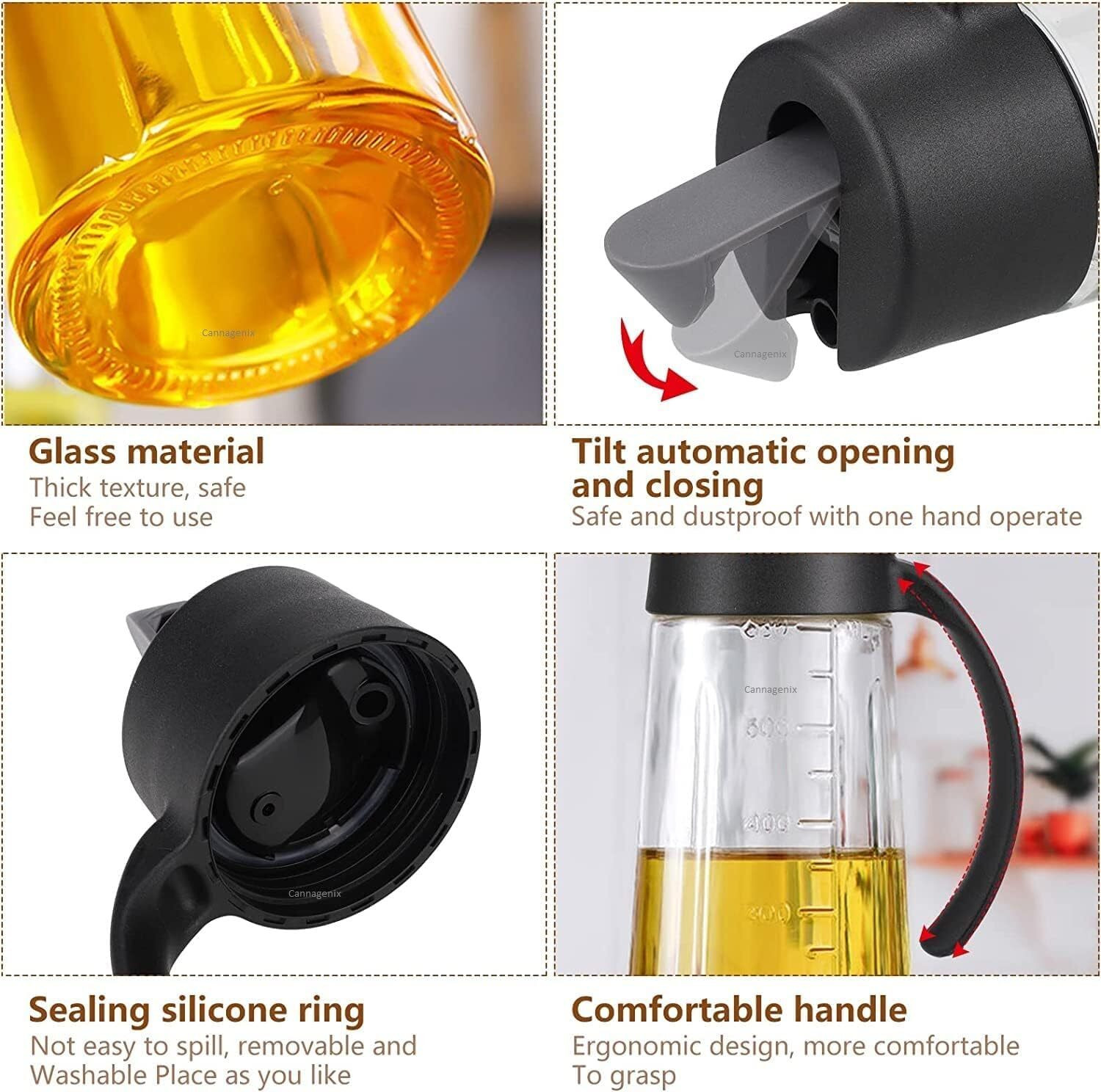 Image of sipico 620 ml Cooking Oil Dispenser