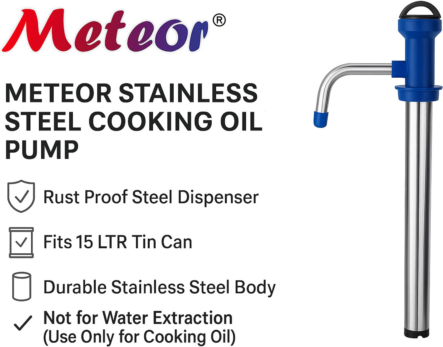 Image of Meteor 15000 ml Cooking Oil Dispenser