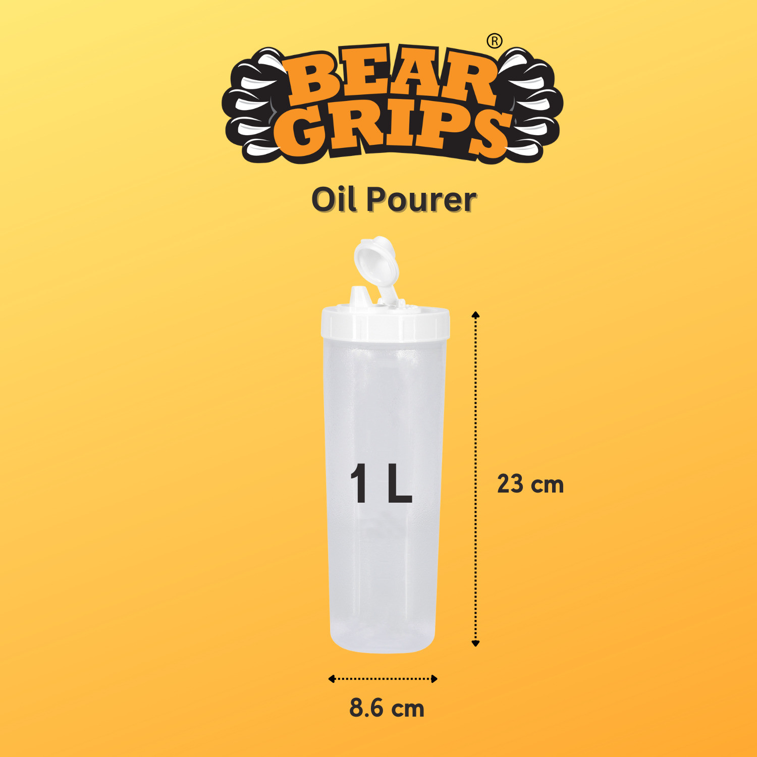 Image of Bear Grips 1000 ml Cooking Oil Dispenser