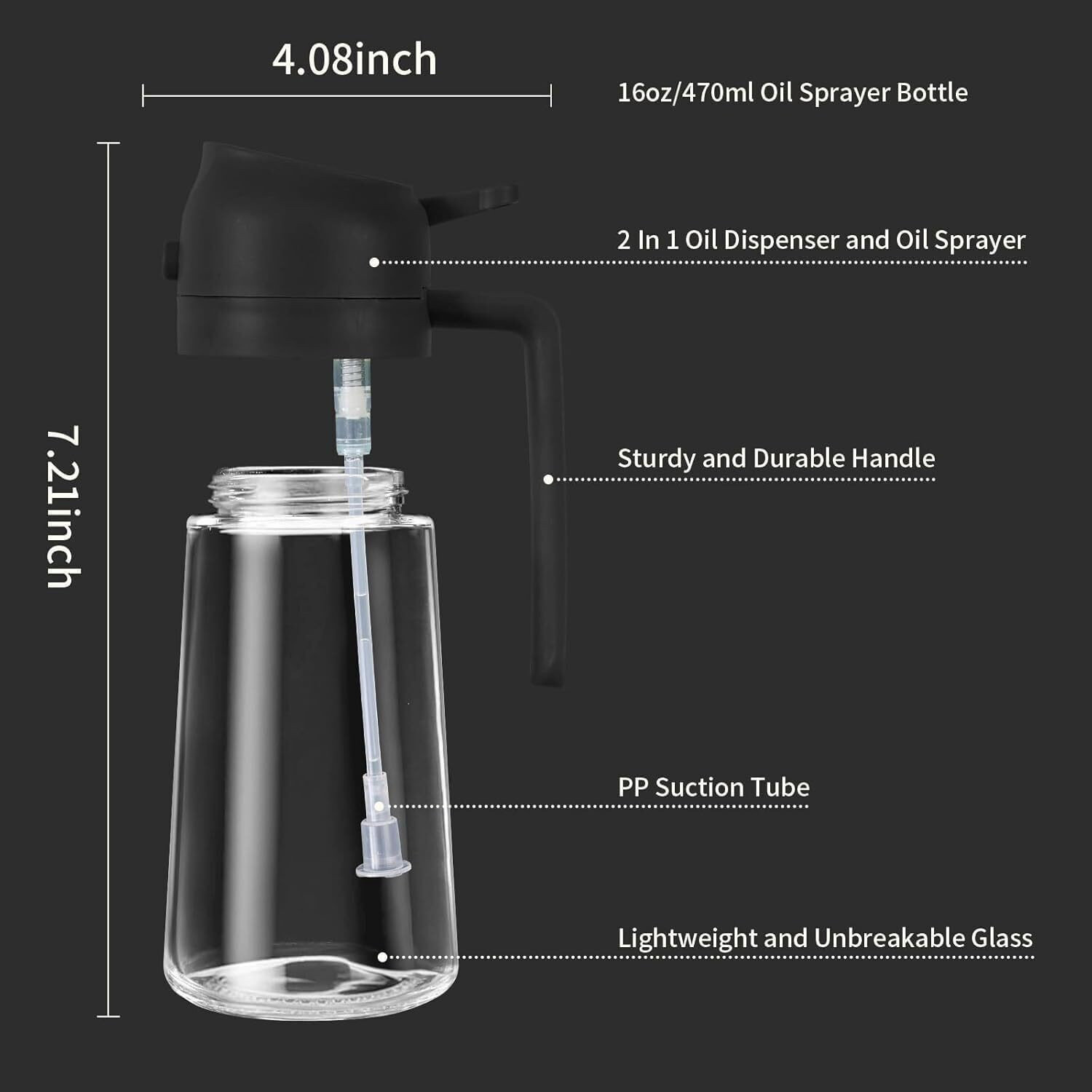 Image of THEODORE 500 ml Cooking Oil Sprayer