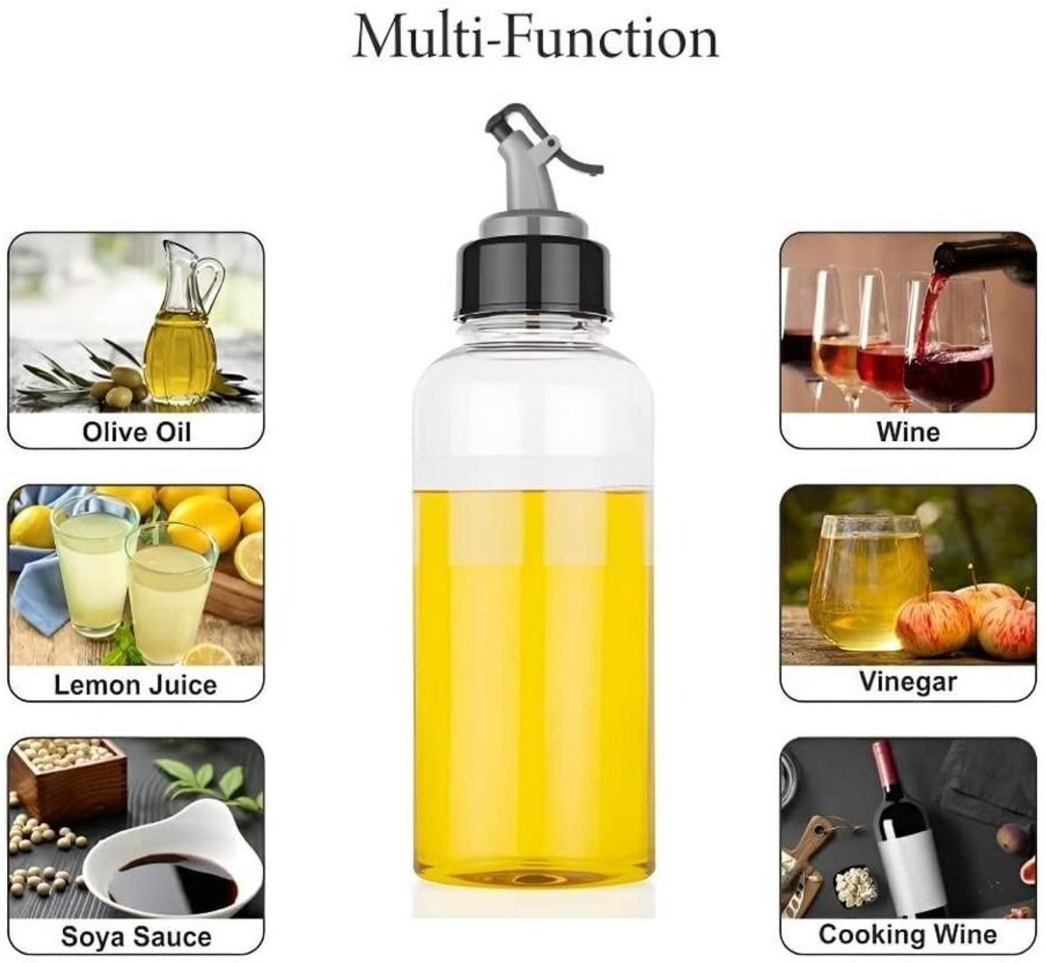 Image of Jaybalaji 250 ml, 500 ml, 1000 ml Cooking Oil Dispenser Set